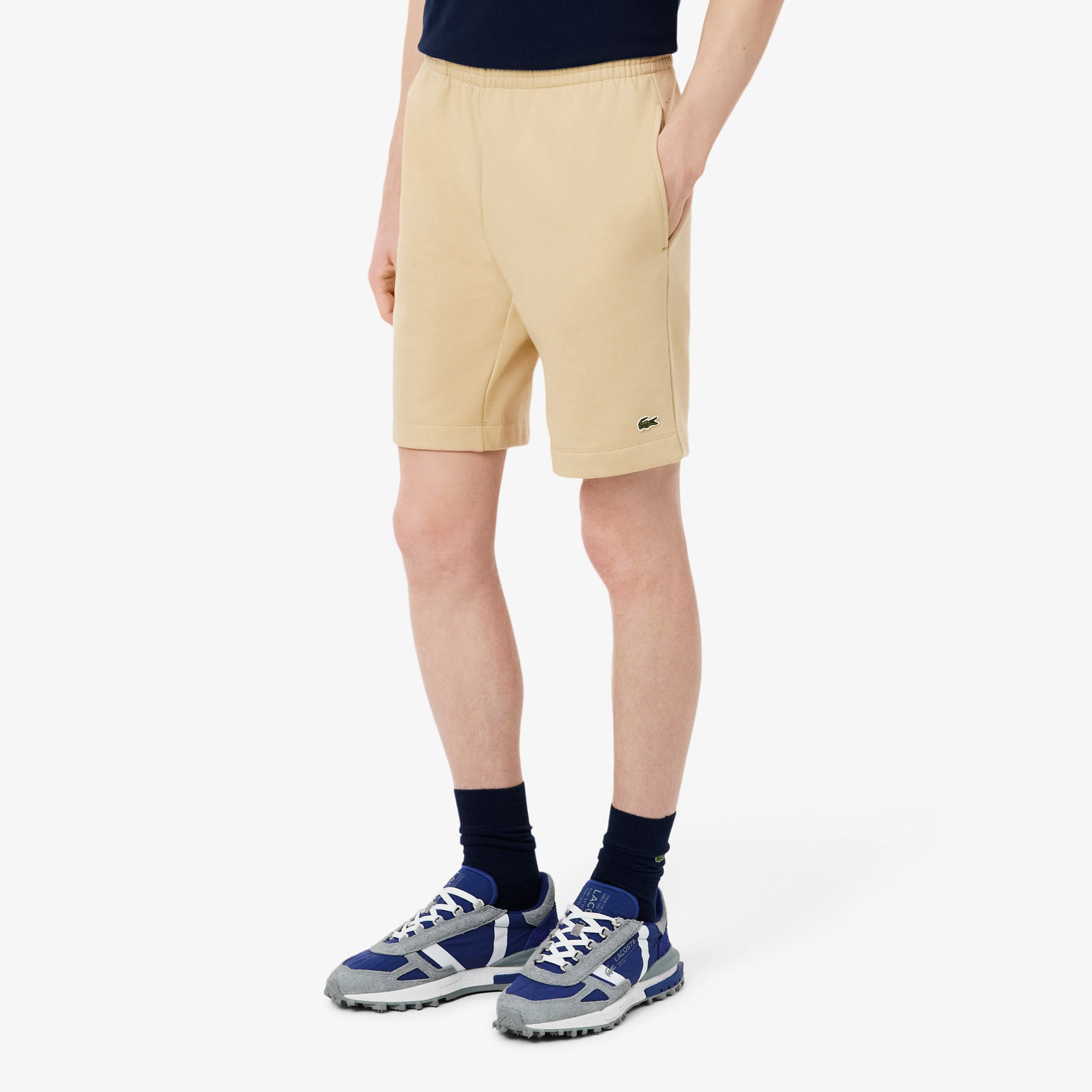Lacoste Shorts Hombres - beige, verde