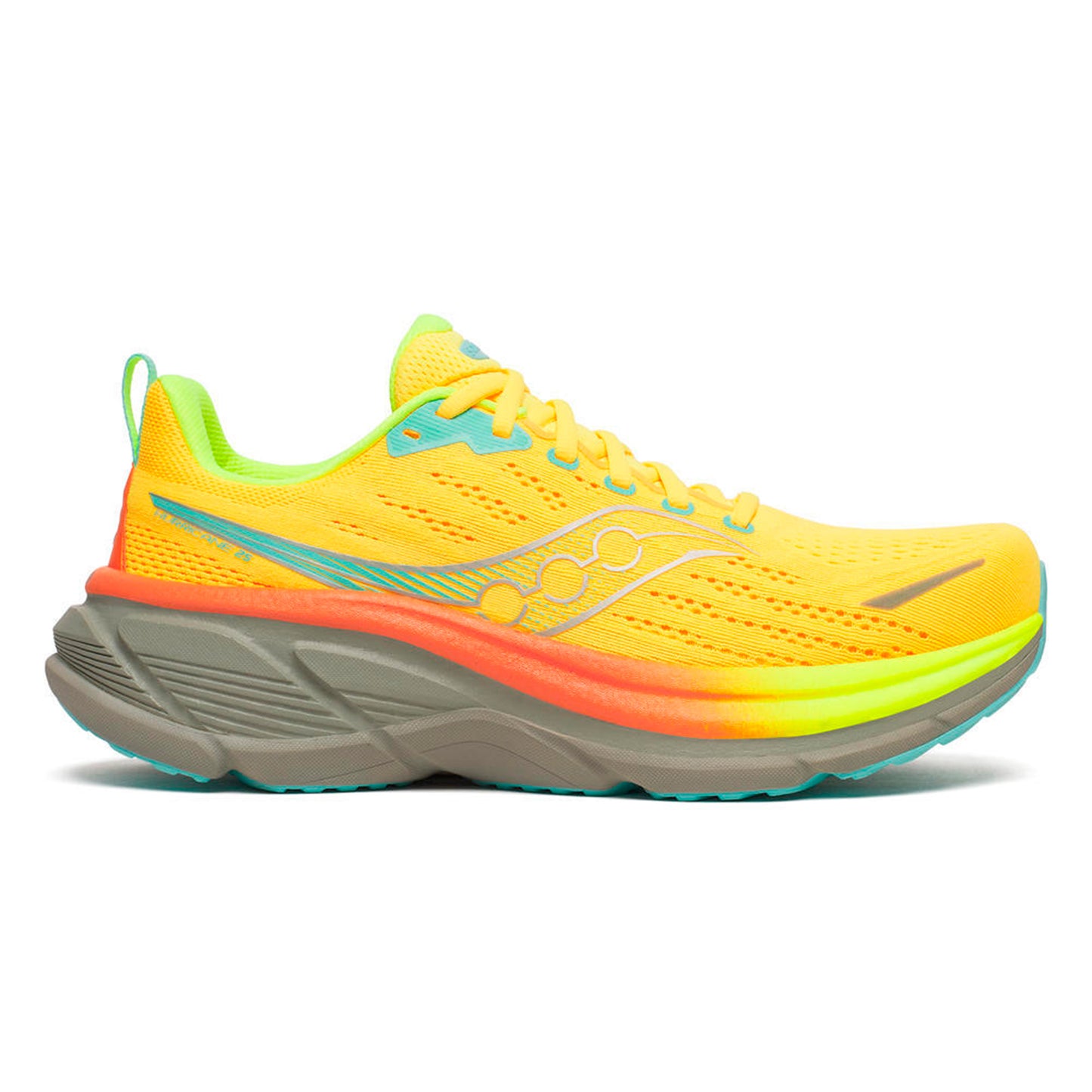 Saucony Hurricane 25 Zapatilla de estabilidad Hombres-amarillo, caqui