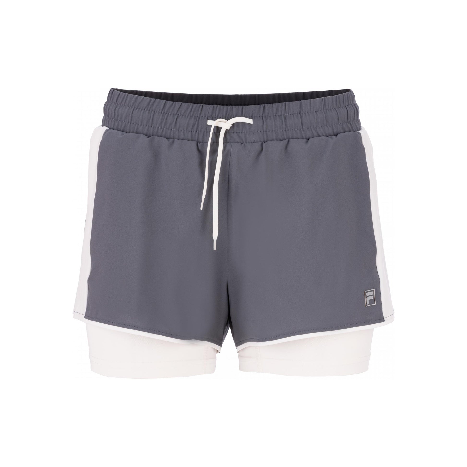 Fila Elea Shorts Mujeres - azul-gris, blanco roto