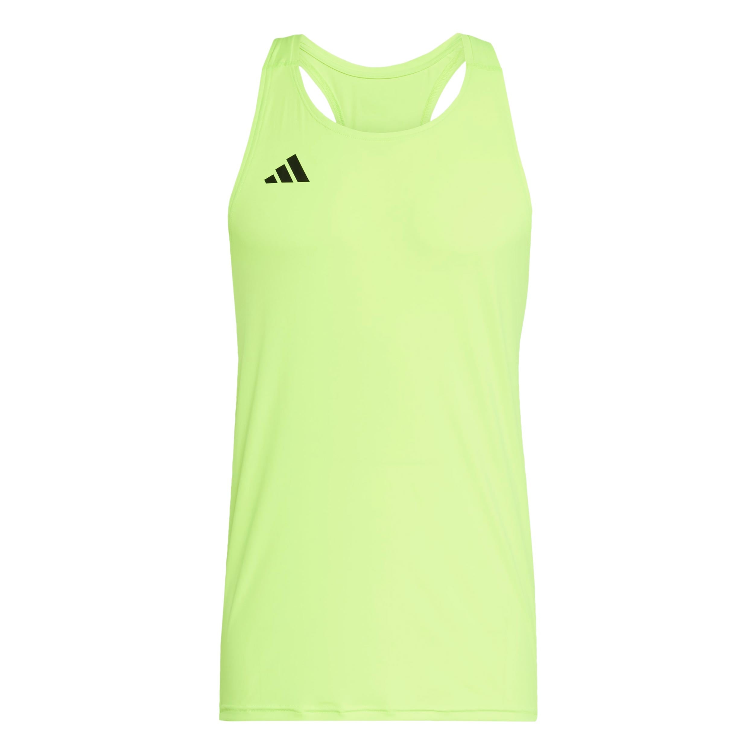 adidas adizero Essential Camiseta de running Hombres-amarillo neón