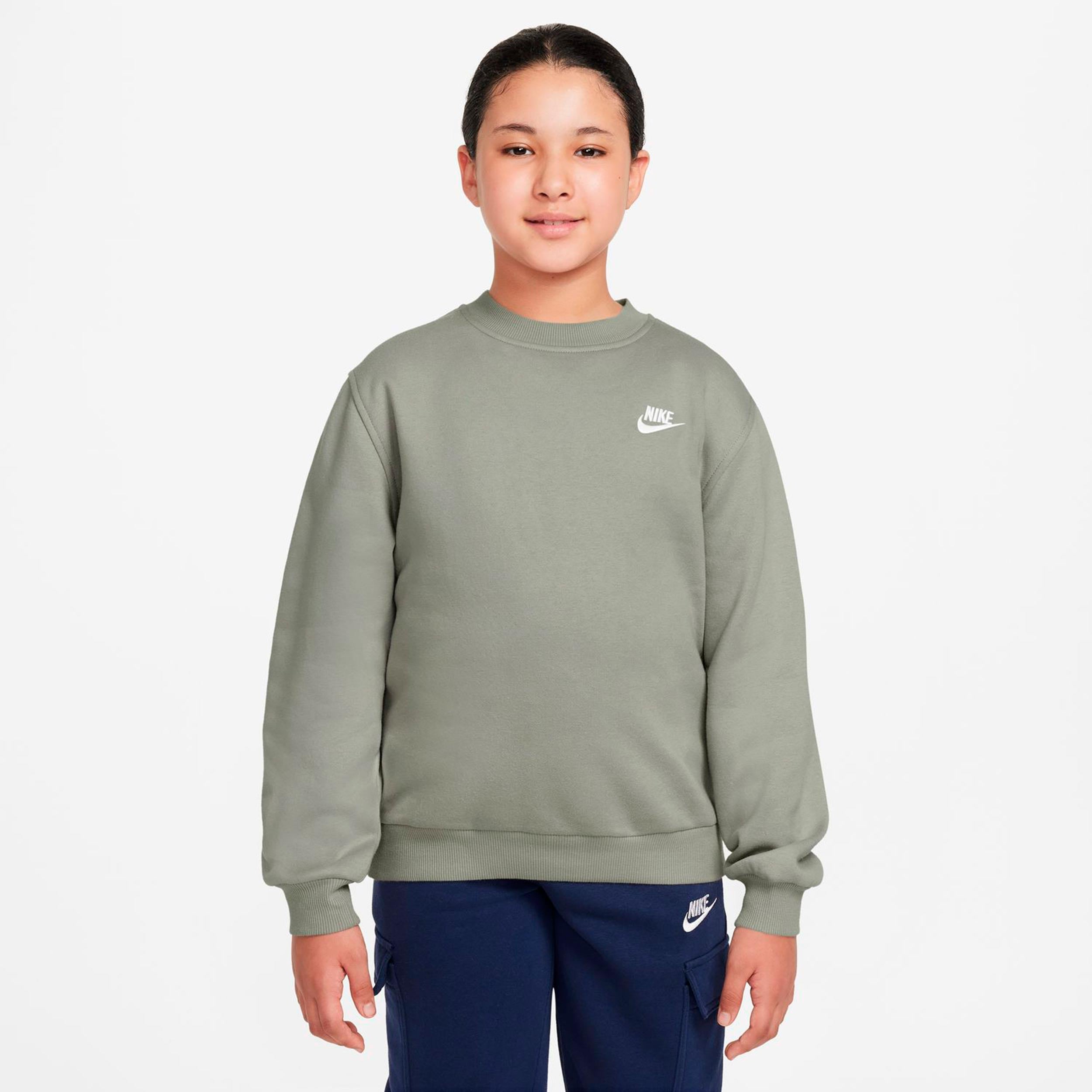 Nike Club Fleece Sudadera Niños - blanco rot