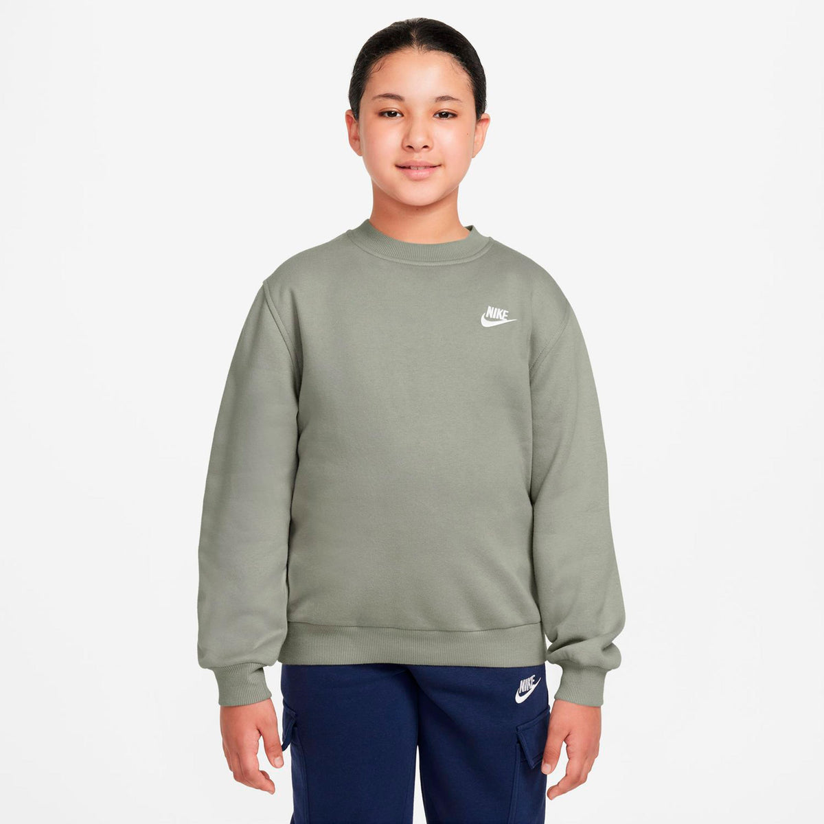 Nike Club Fleece Sudadera Niños - verde gris