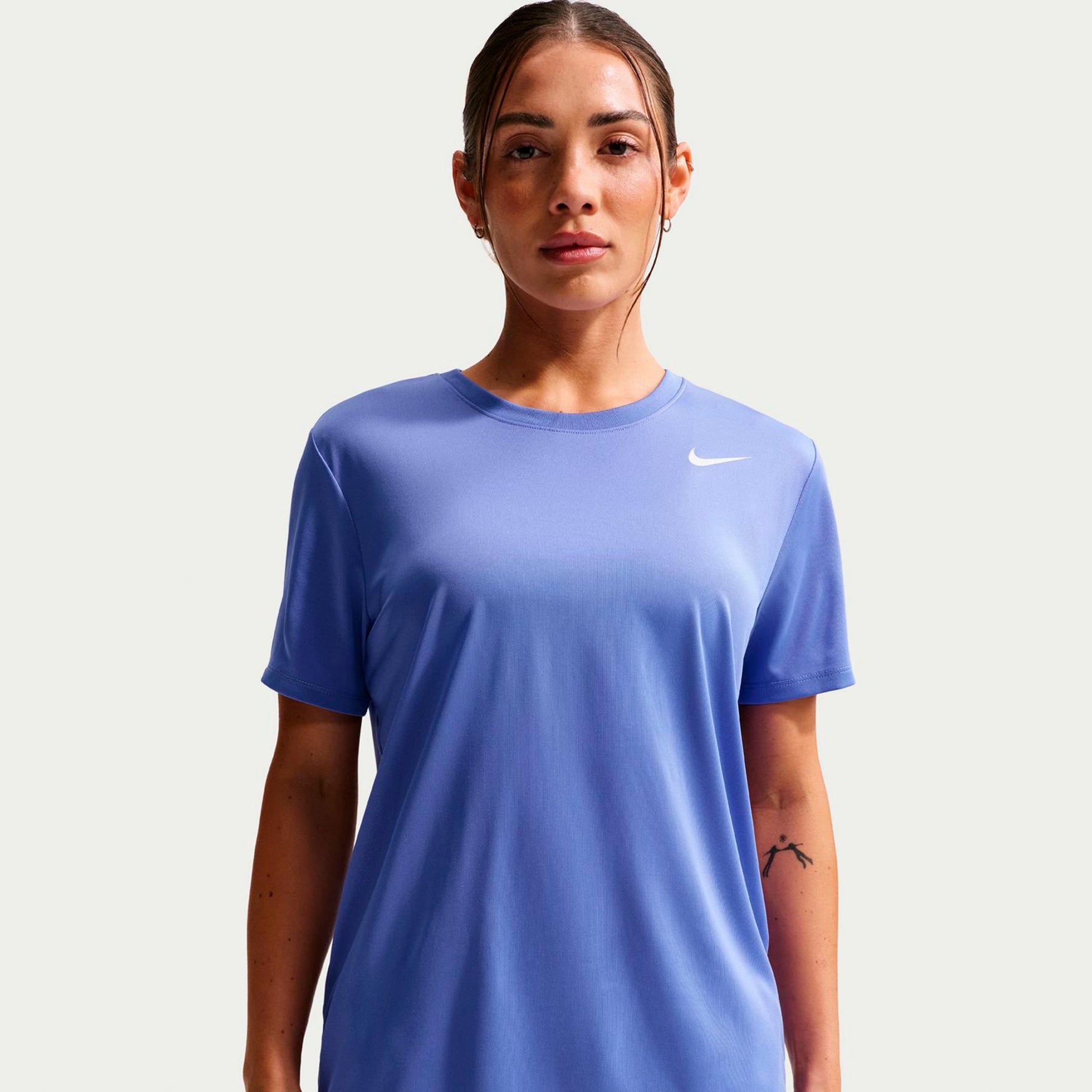 Nike Dri-Fit Regular Camiseta de manga corta Mujeres-azul