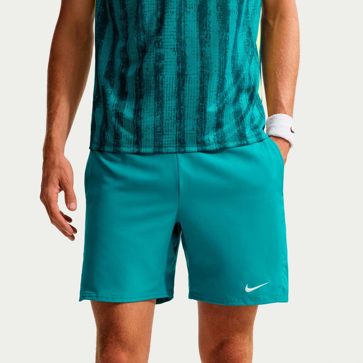 Nike Court Victory Dri-Fit 7in Shorts Hombres - turquesa