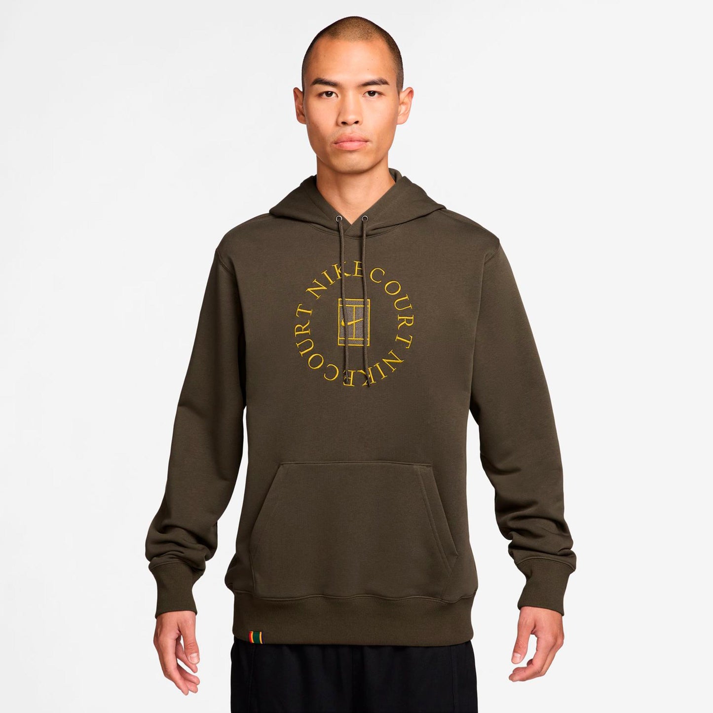 Nike Court Dri-Fit Heritage Sudadera con capucha Hombres-marrón