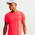 Court Victory Dry Camiseta de manga corta Hombres - coral, negro