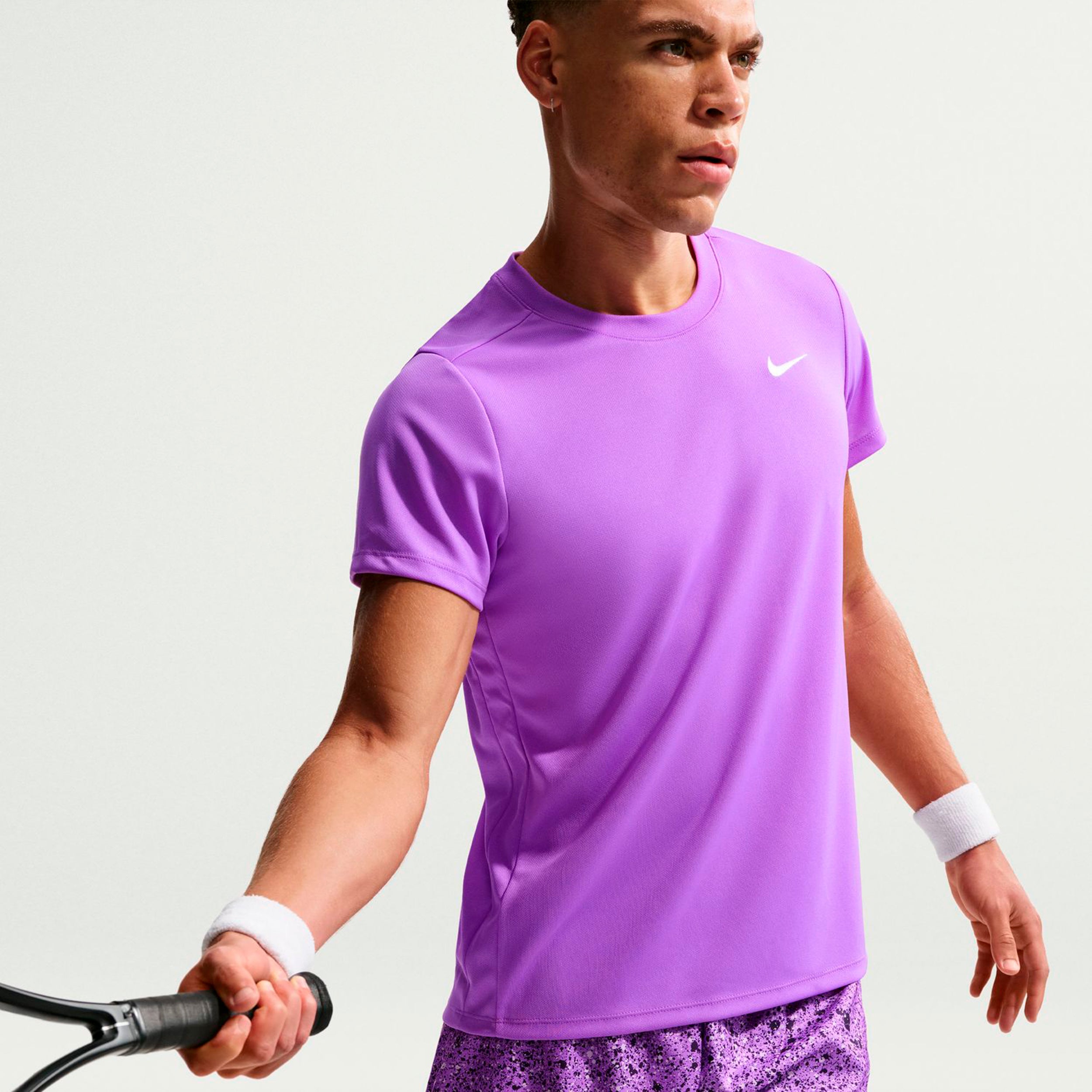 Nike Court Victory Dry Camiseta de manga corta Hombres - violeta