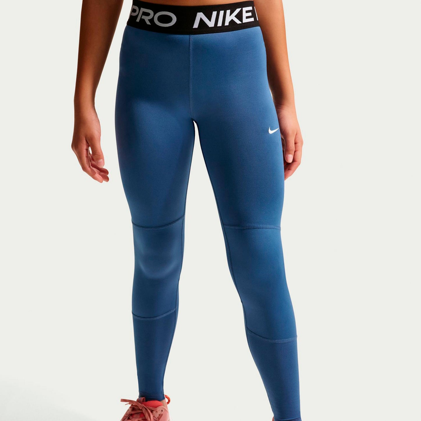 Nike Pro Malla Chicas-color petróleo