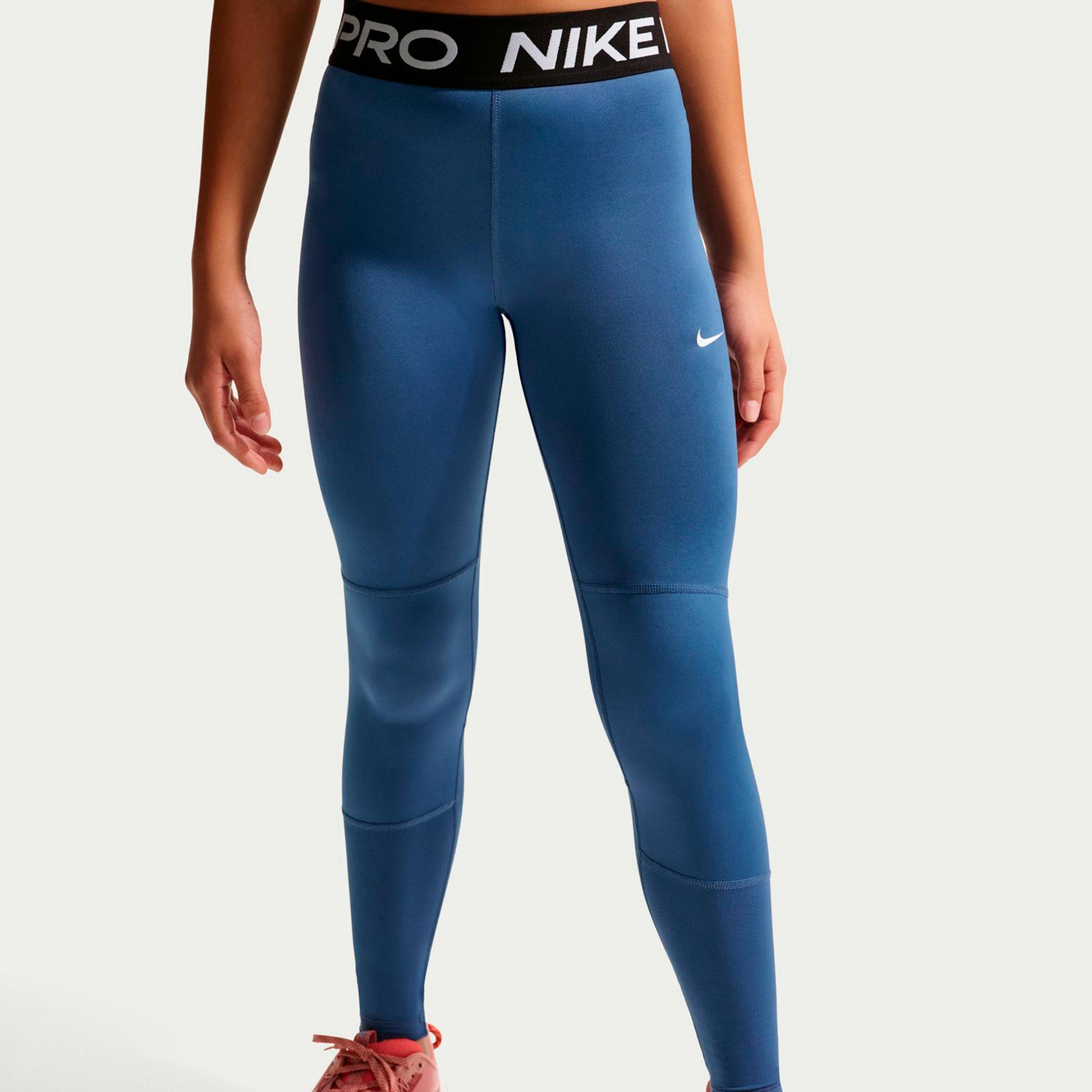 Nike Pro Malla Chicas-color petróleo