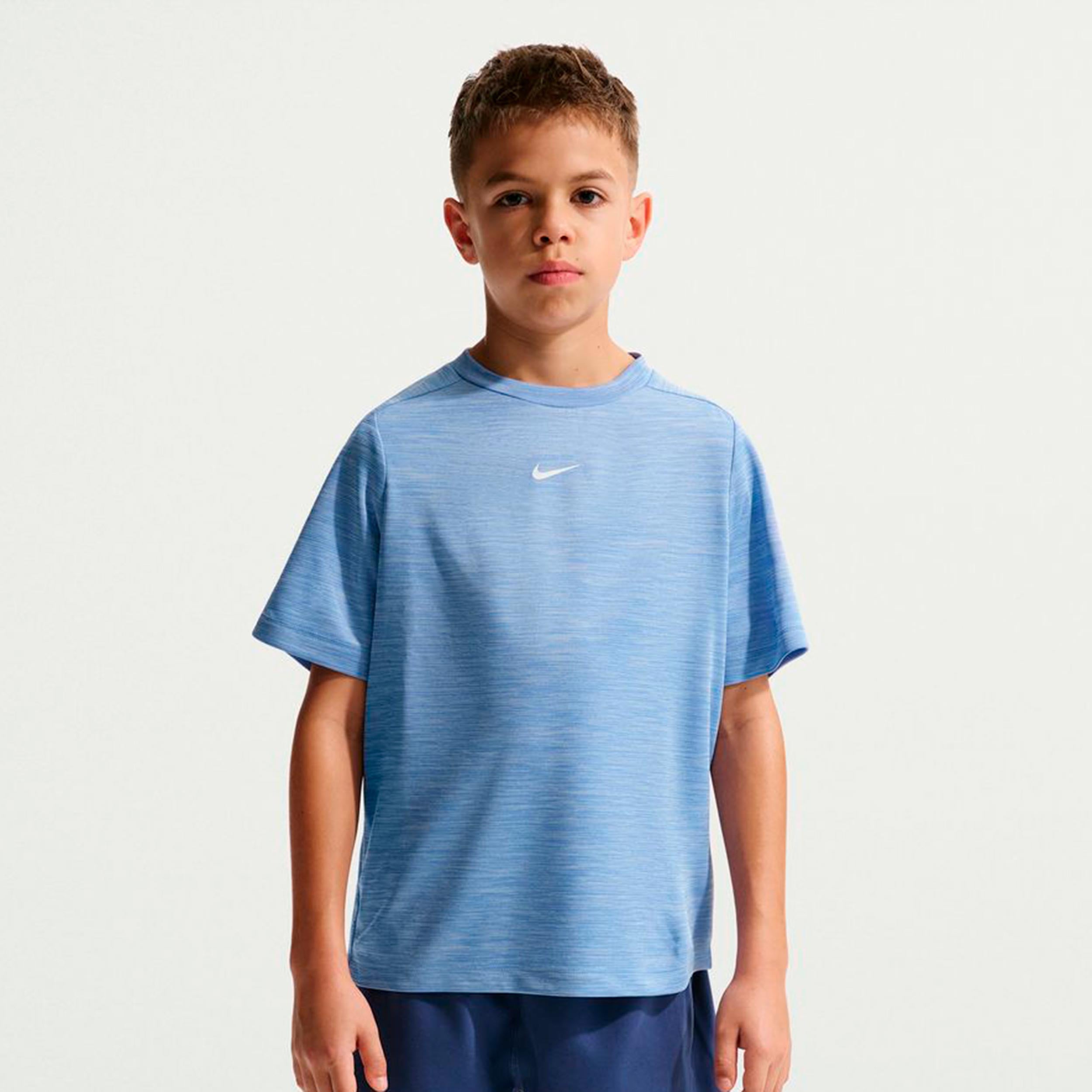 Nike Dri-FIT Multi Heather Camiseta de manga corta Niños - azul, azul claro