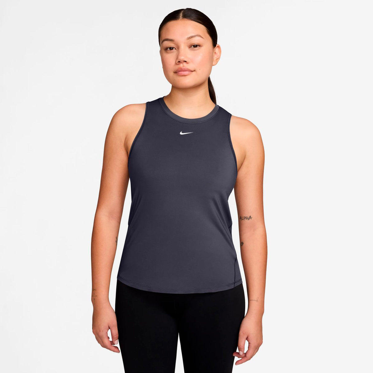 Nike One Dri-Fit Camiseta de tirantes Mujeres - gris oscuro