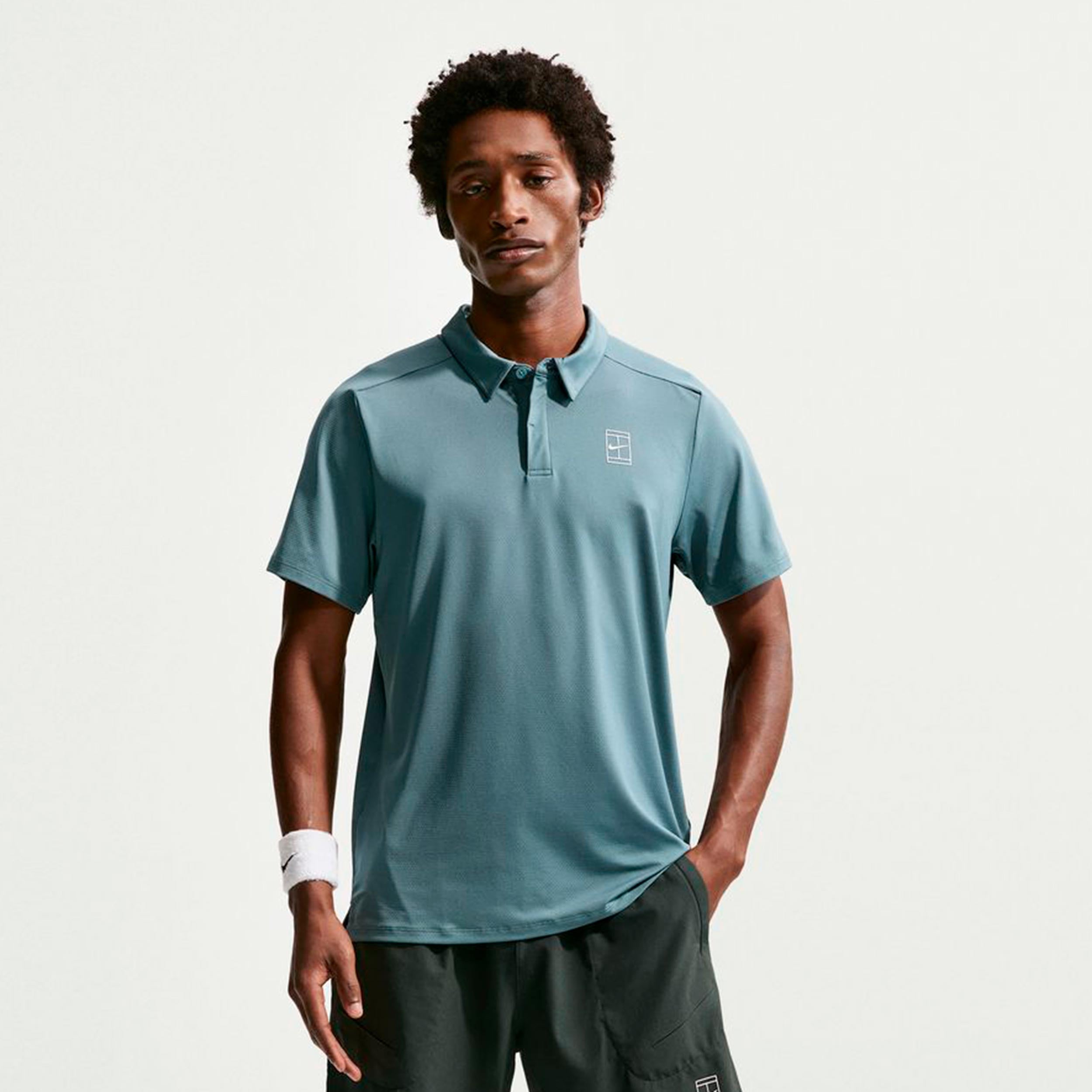 Nike Jannik Sinner Court Dri-FIT Advantage 6in Shorts Hombres - gris oscuro