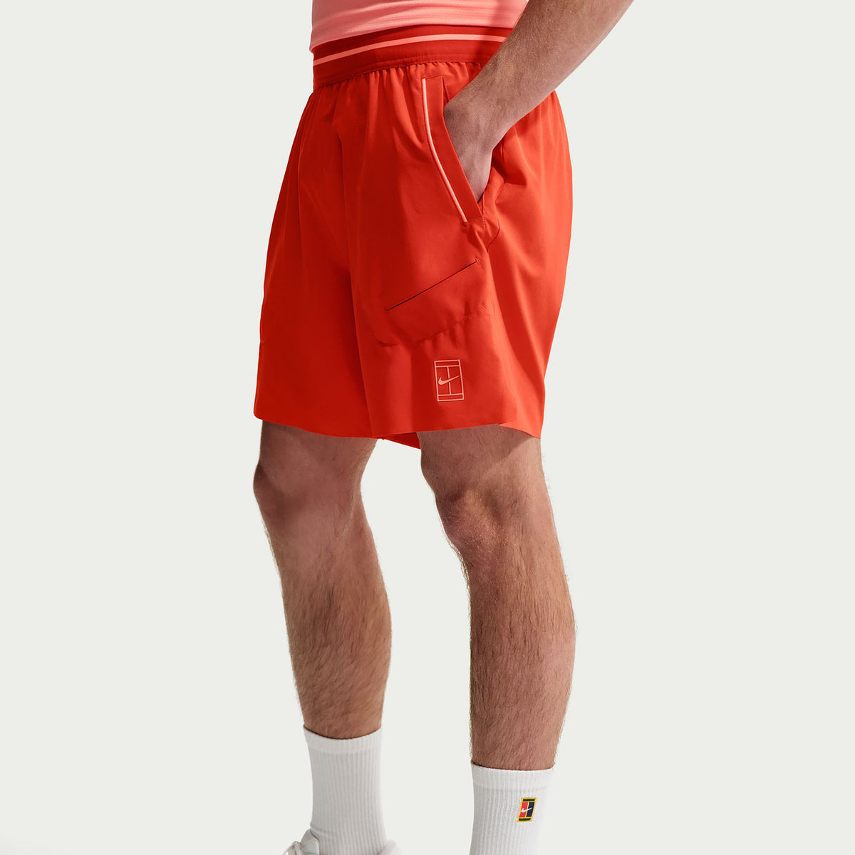 Nike Carlos Alcaraz Court Dri-FIT Advantage 6in Shorts Hombres - coral