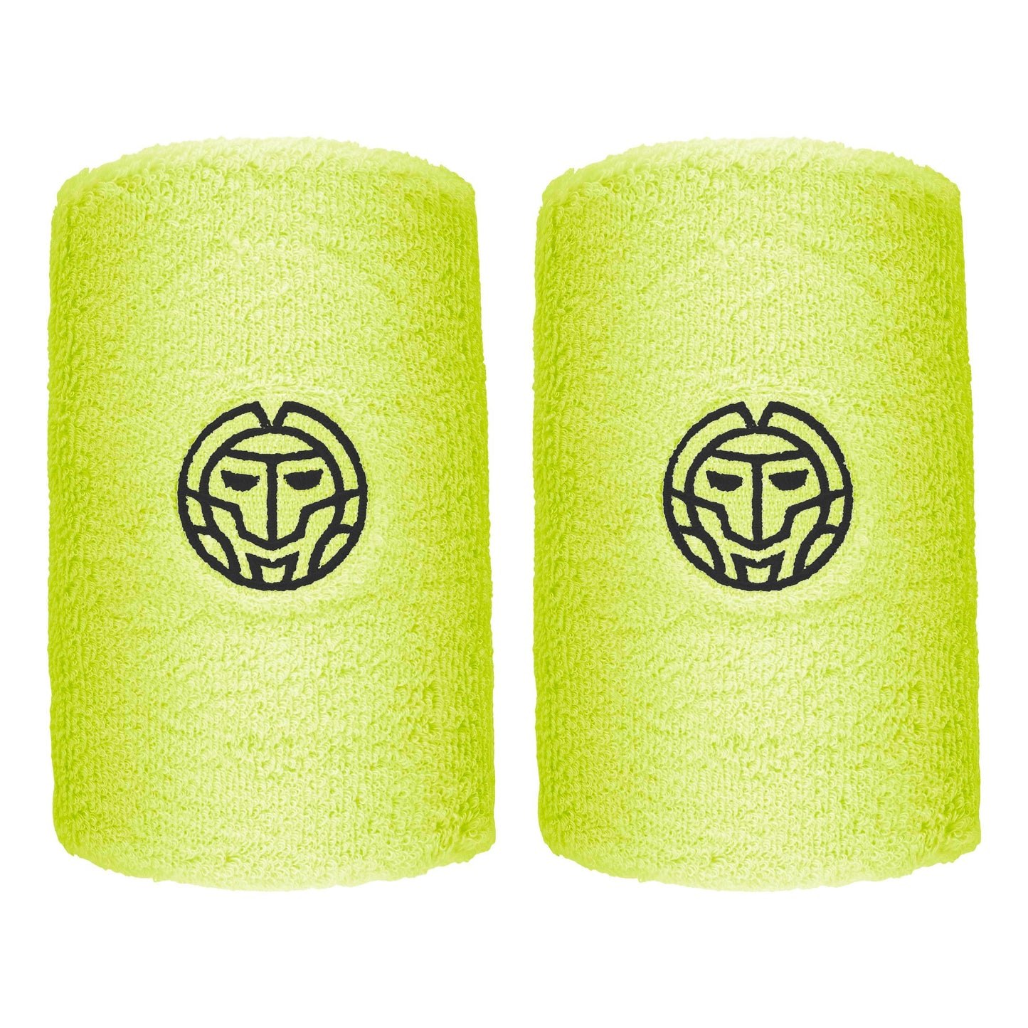 BIDI BADU Night Flash Cinta para sudor Pack de 2 largo - amarillo neón