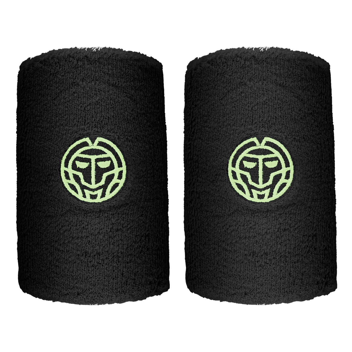 BIDI BADU Night Flash Cinta para sudor Pack de 2 largo - negro, blanco