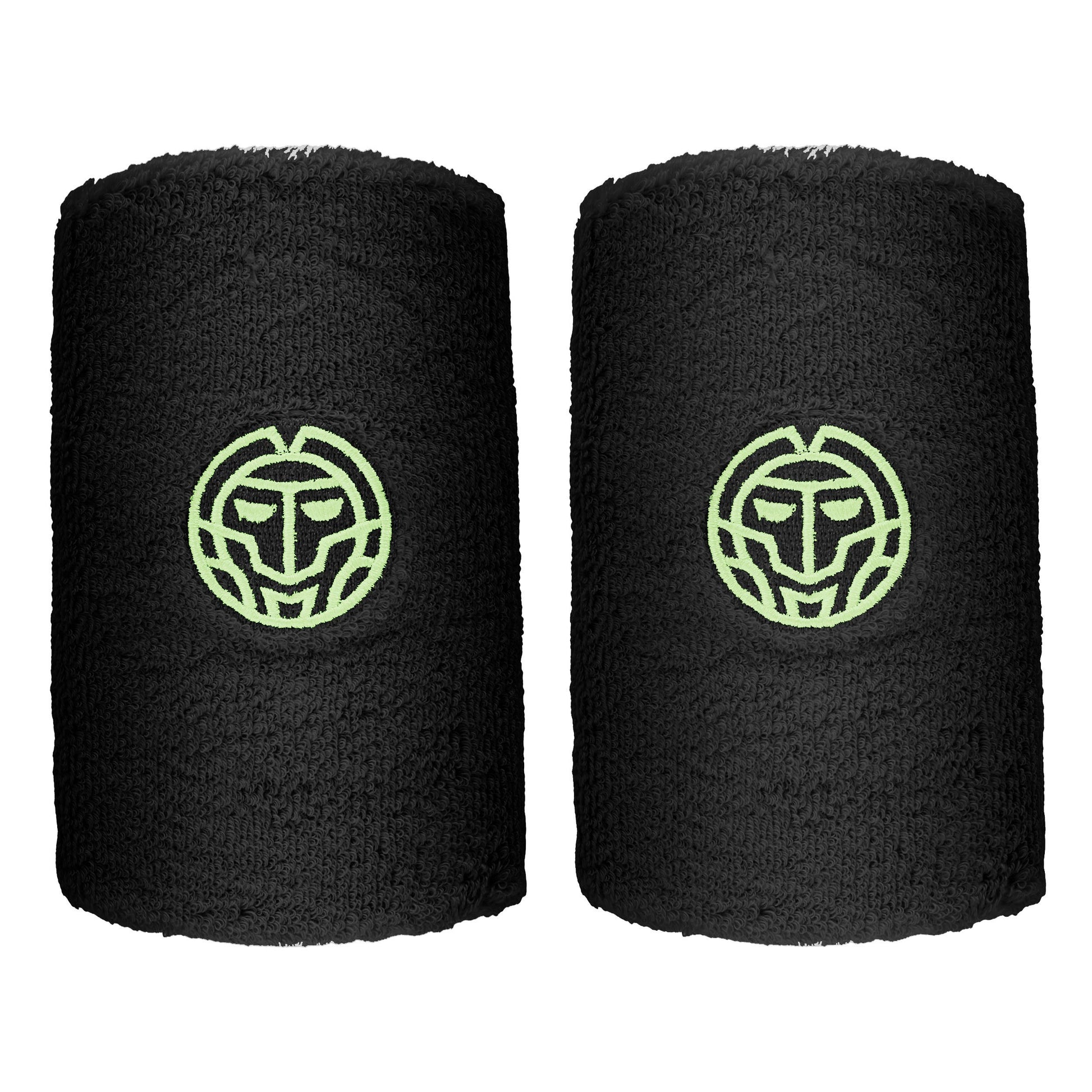 BIDI BADU Night Flash Cinta para sudor Pack de 2 largo - negro, blanco
