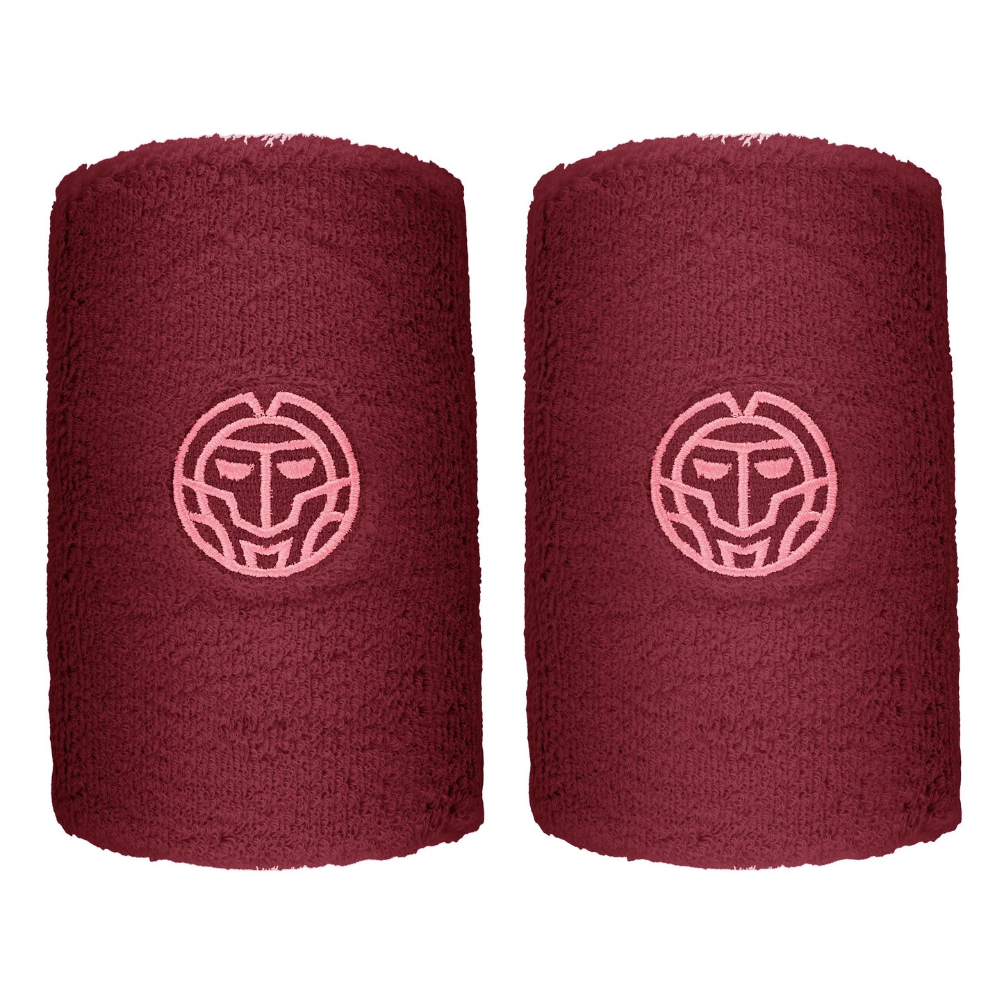 BIDI BADU Freeze Out Cinta para sudor Pack de 2 largo - rojo oscuro