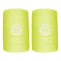 Cinta para sudor Pack de 2 largo - amarillo neón, blanco
