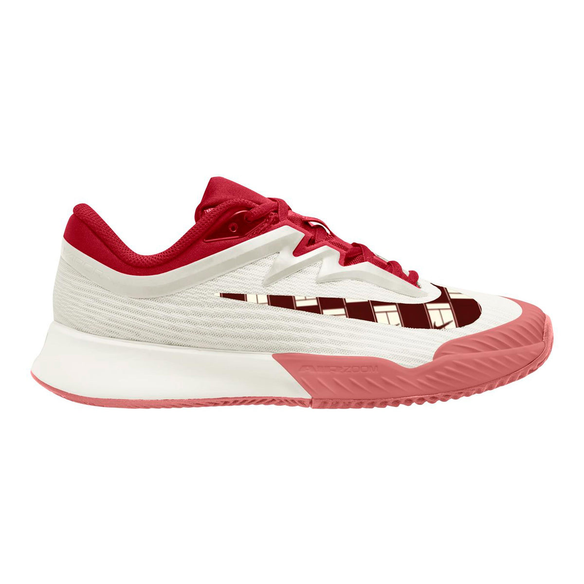 Nike Zoom Vapor Pro 3 Zapatilla tierra batida Mujeres - crema, rojo oscuro