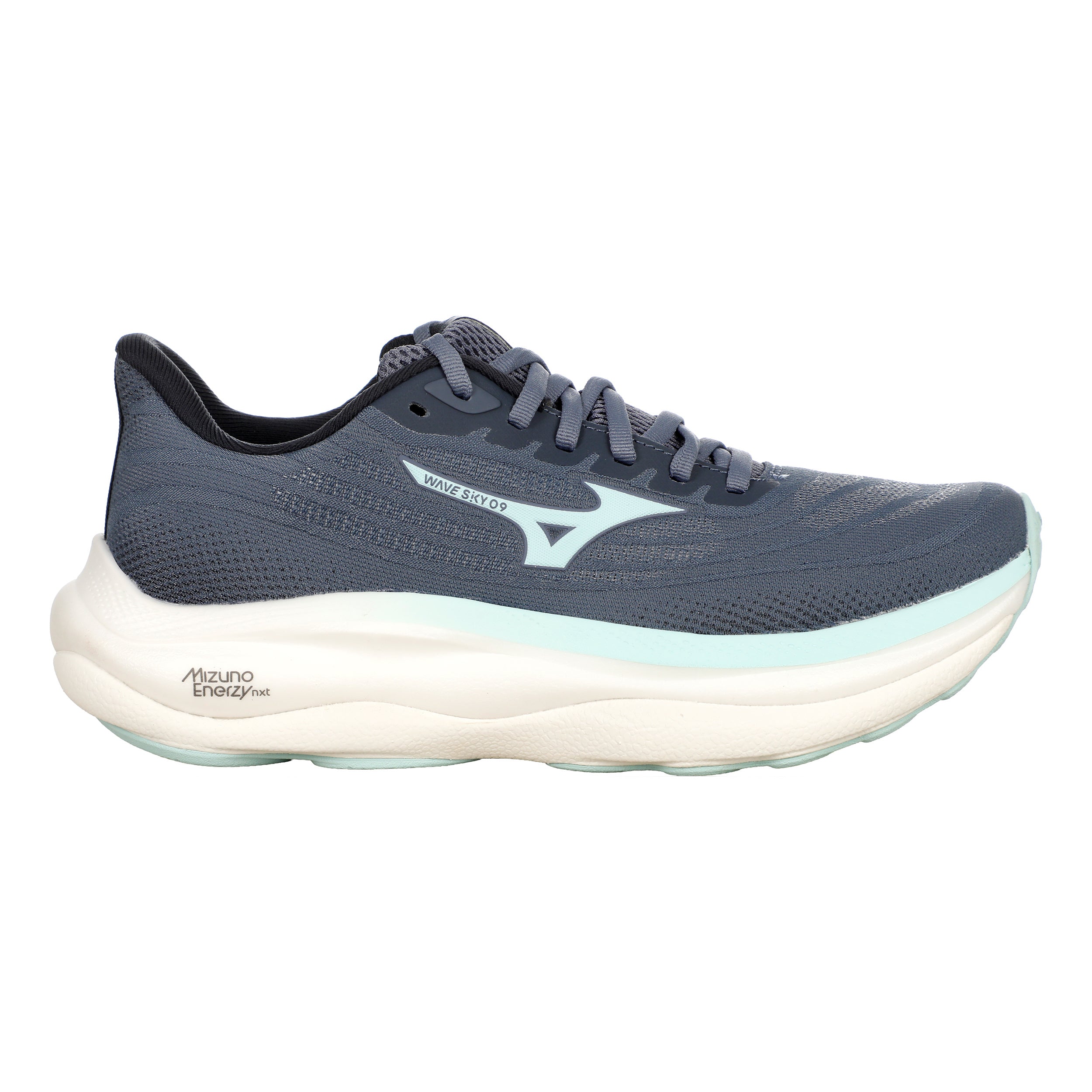 Mizuno Wave Sky 9  Zapatilla neutral Mujeres - azul-gris, menta