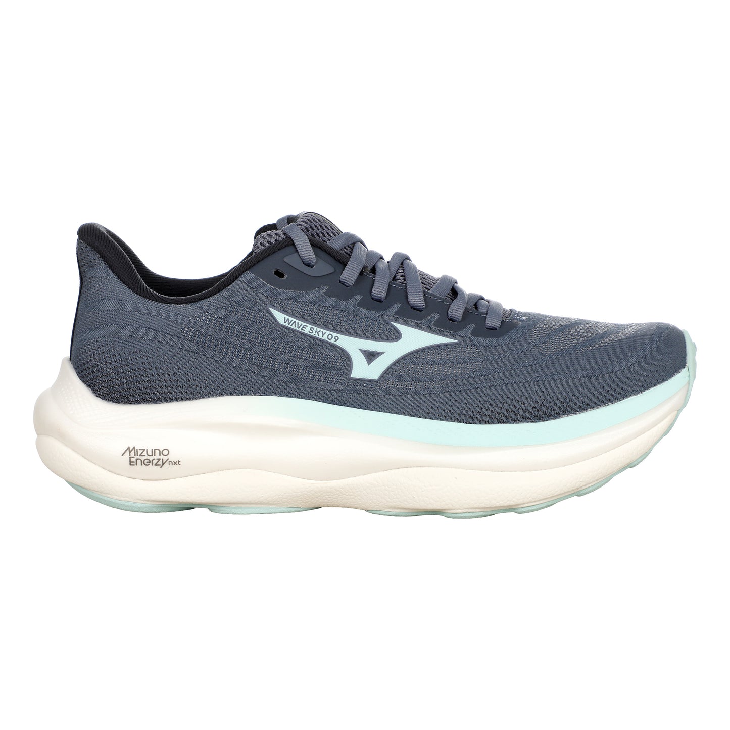 Mizuno Wave Sky 9  Zapatilla neutral Mujeres - azul-gris, menta