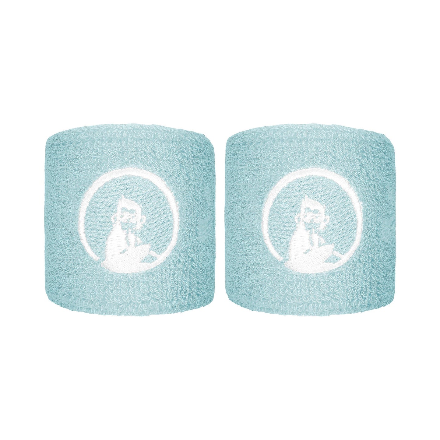 Quiet Please Memories Faded Memories Cinta para sudor Pack de 2 Unisex - azul claro