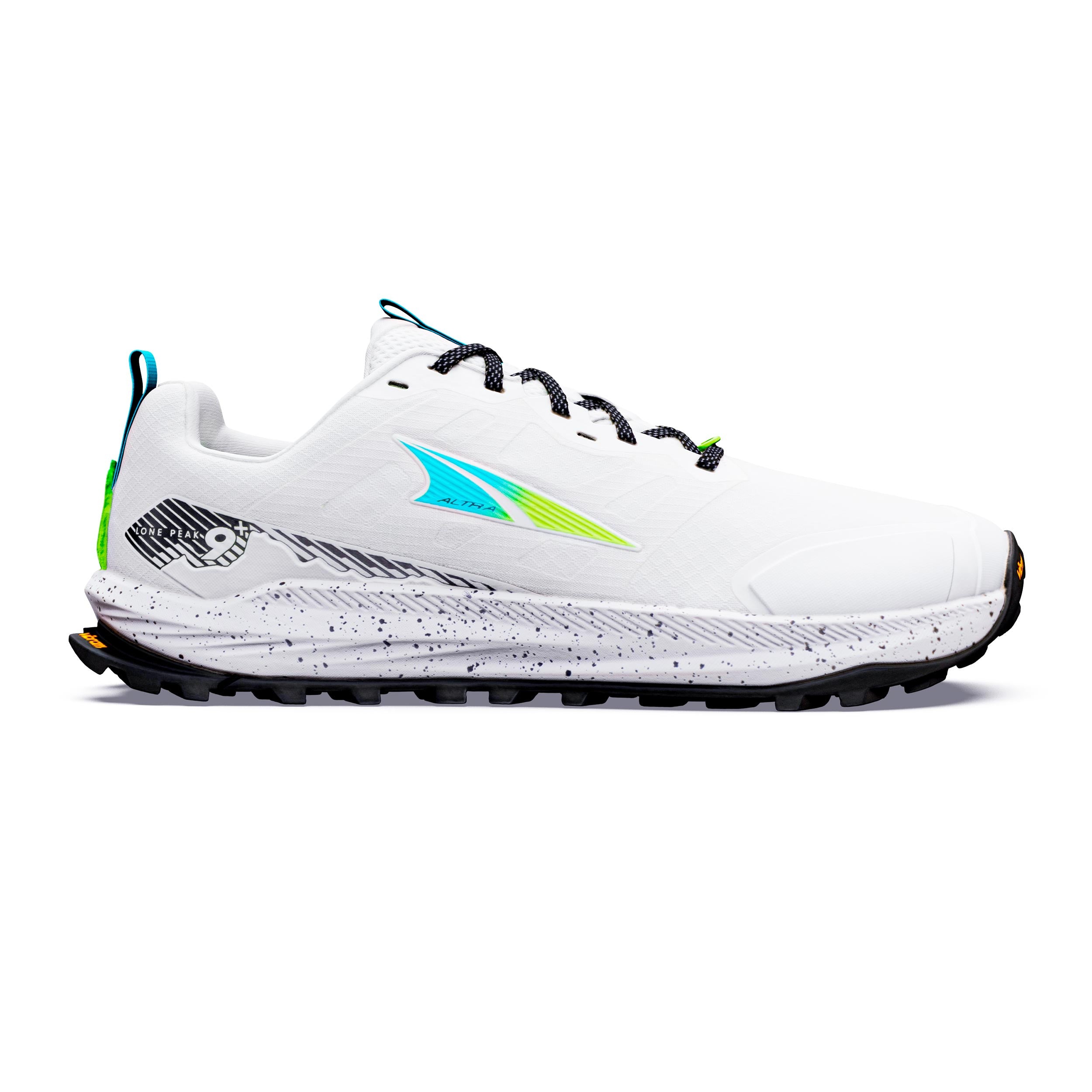 Altra Lone Peak 9+ Zapatilla trail Hombres - blanco, negro