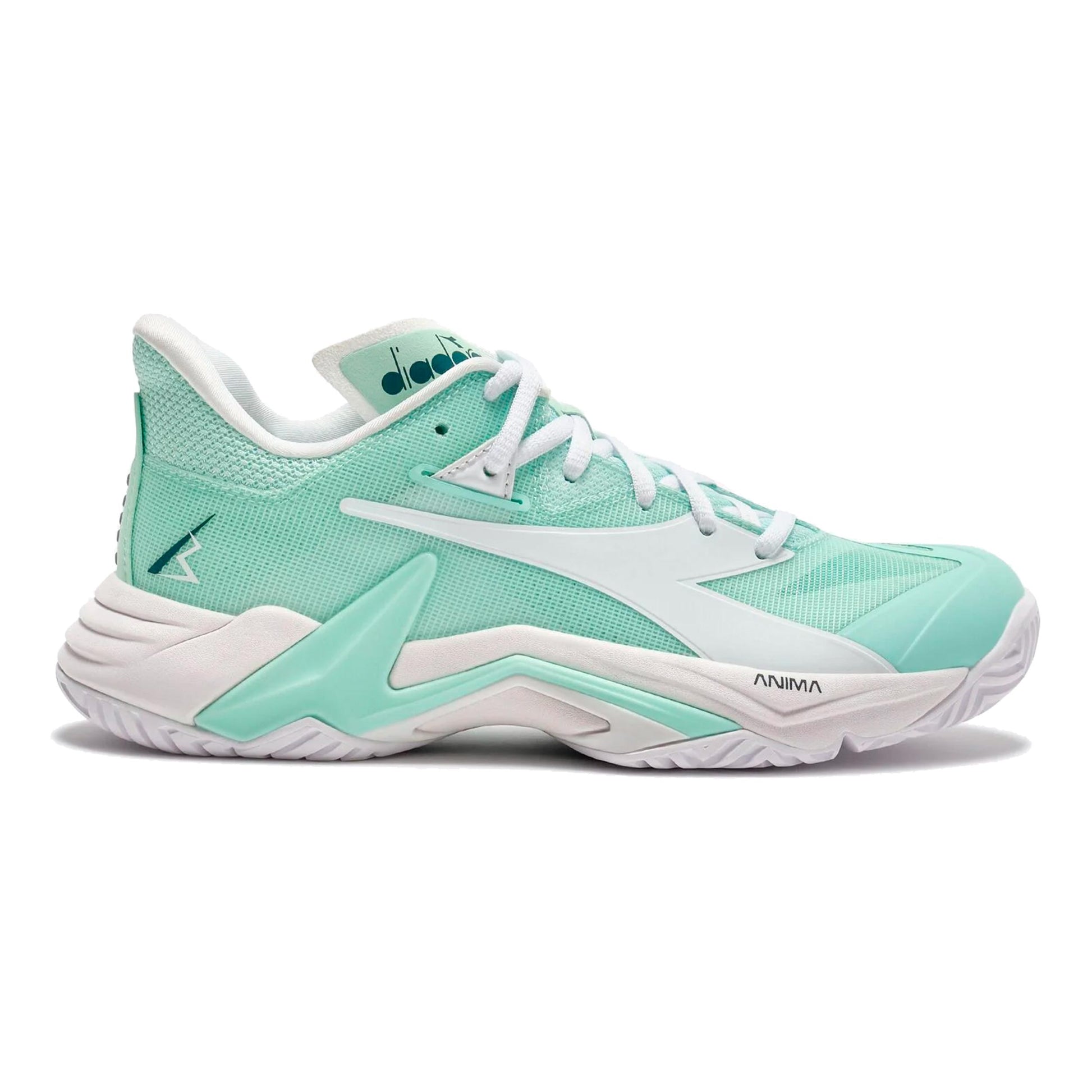 Diadora B.Icon 3 Zapatilla todas las superficies Mujeres-verde, blanco