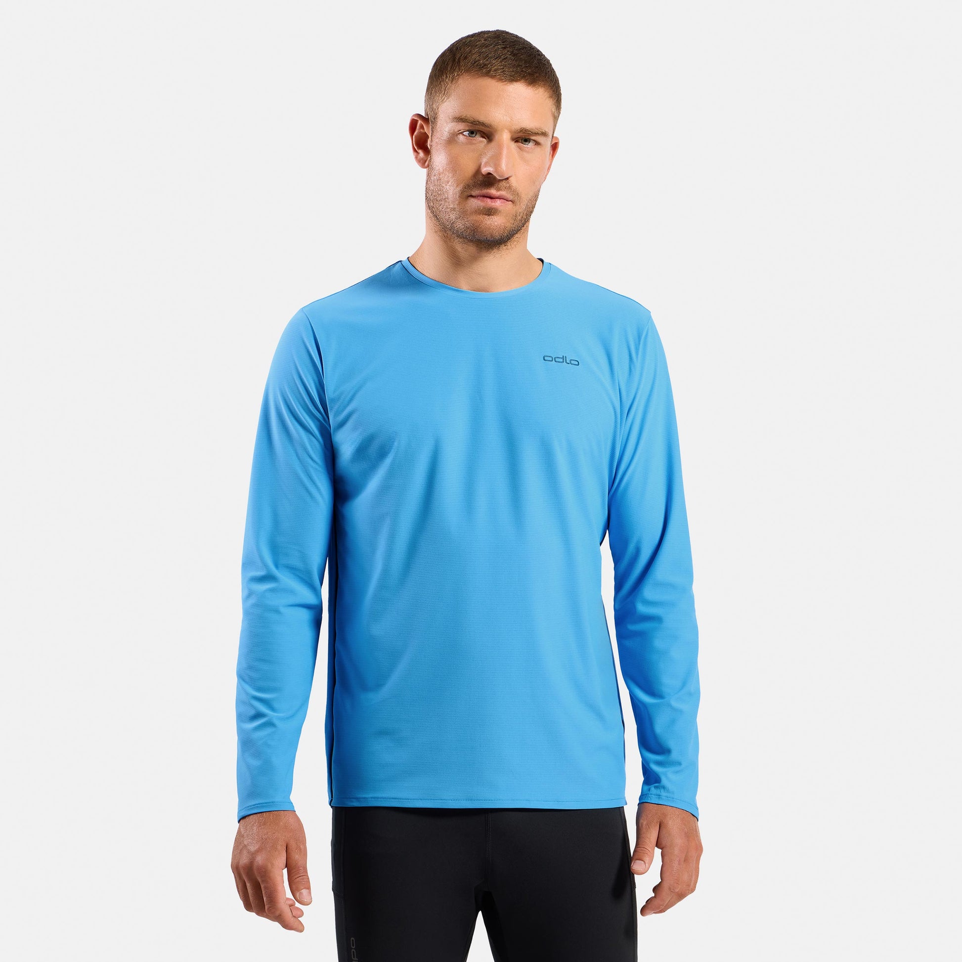 Odlo Zeroweight Chill-Tec  Camiseta de running Hombres - azul claro