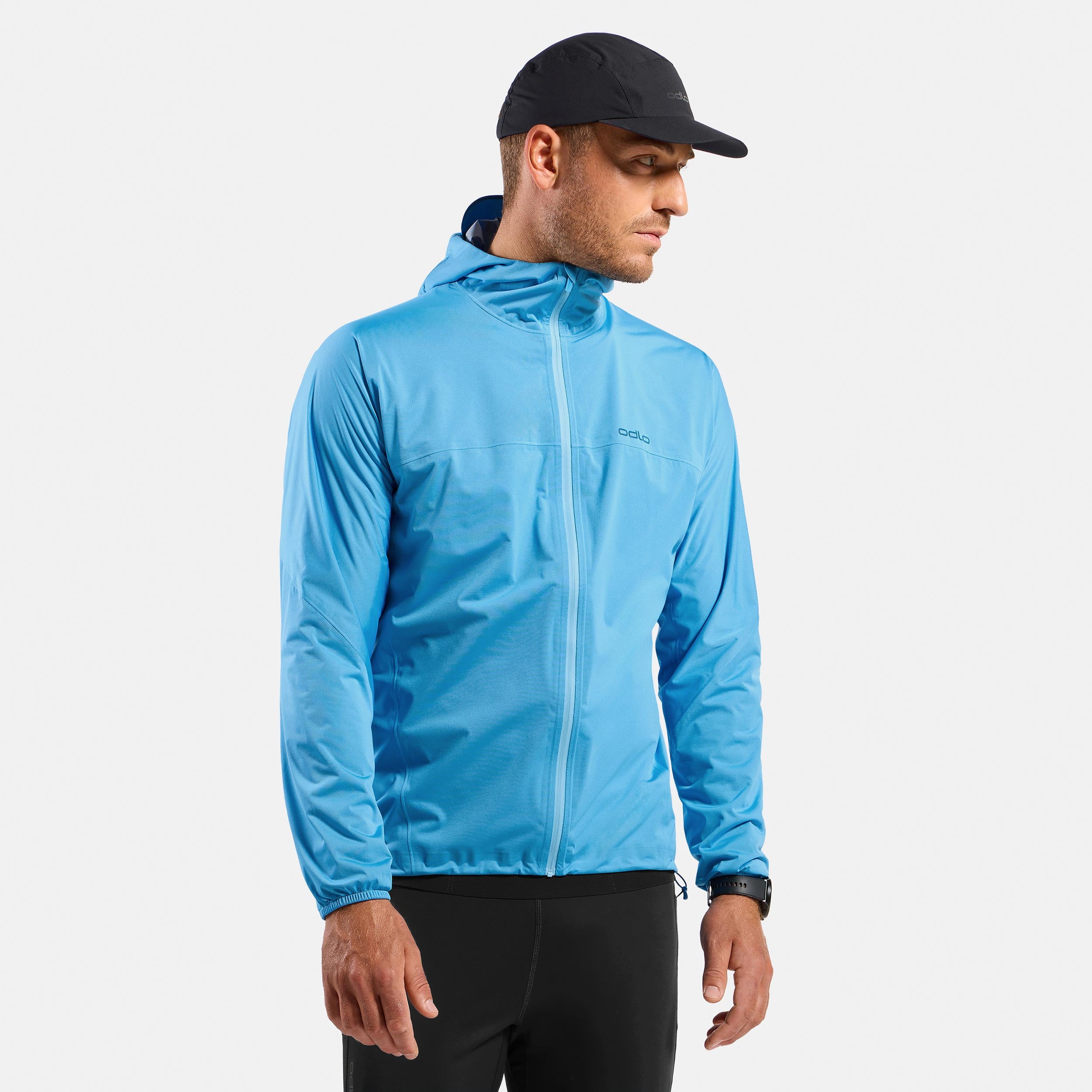 Odlo X-Alp Waterproof  Chaqueta para correr Hombres - azul claro