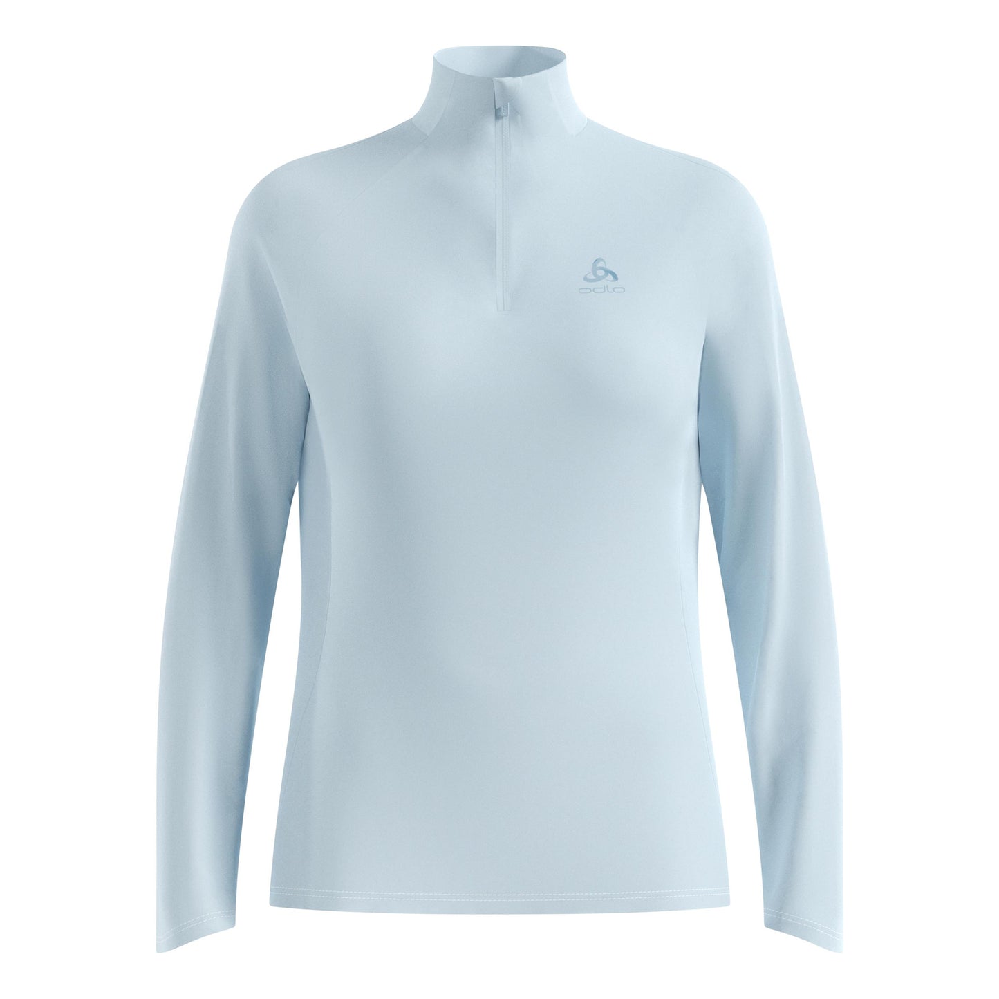 Odlo Essential 1/2 Zip Camiseta de running Mujeres-azul claro