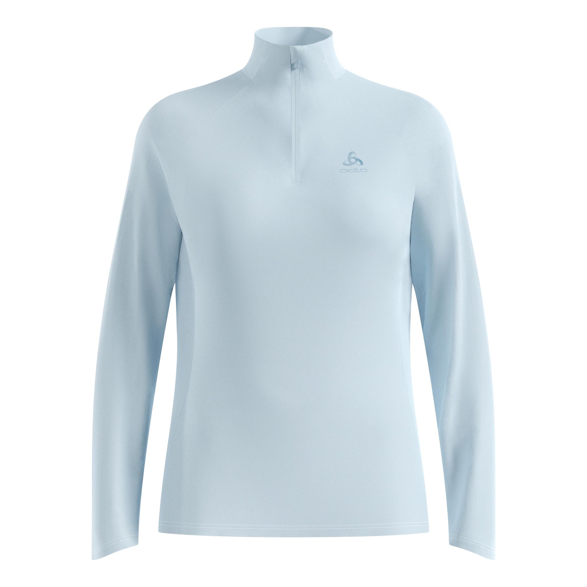 Odlo Essential 1/2 Zip Camiseta de running Mujeres-azul claro