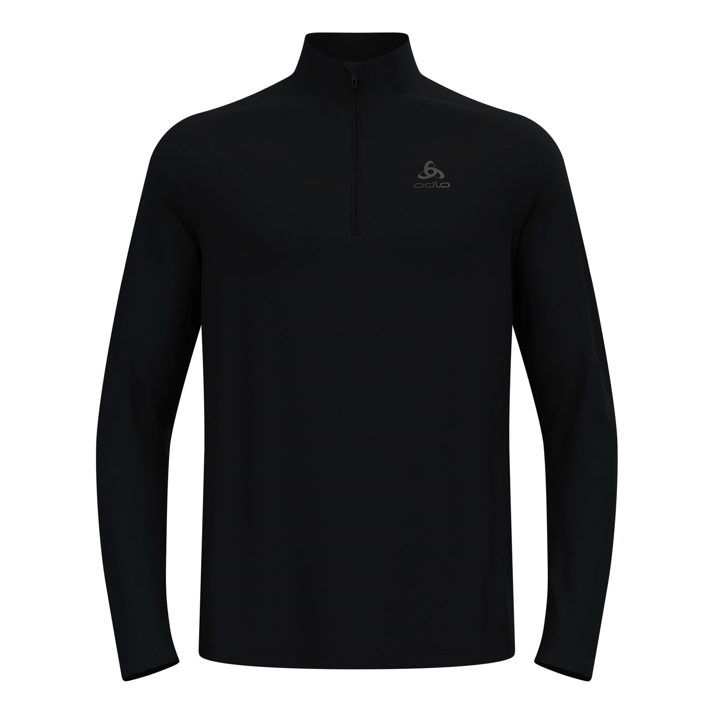 Odlo Essential 1/2 Zip Camiseta de running Hombres-negro, negro
