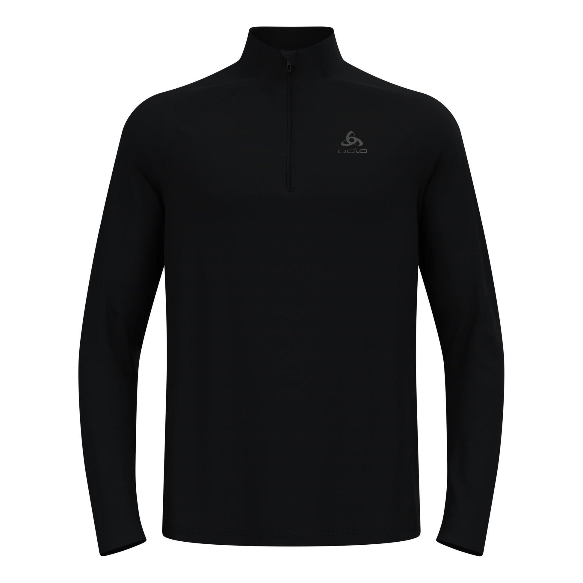 Odlo Essential 1/2 Zip Camiseta de running Hombres-negro, negro