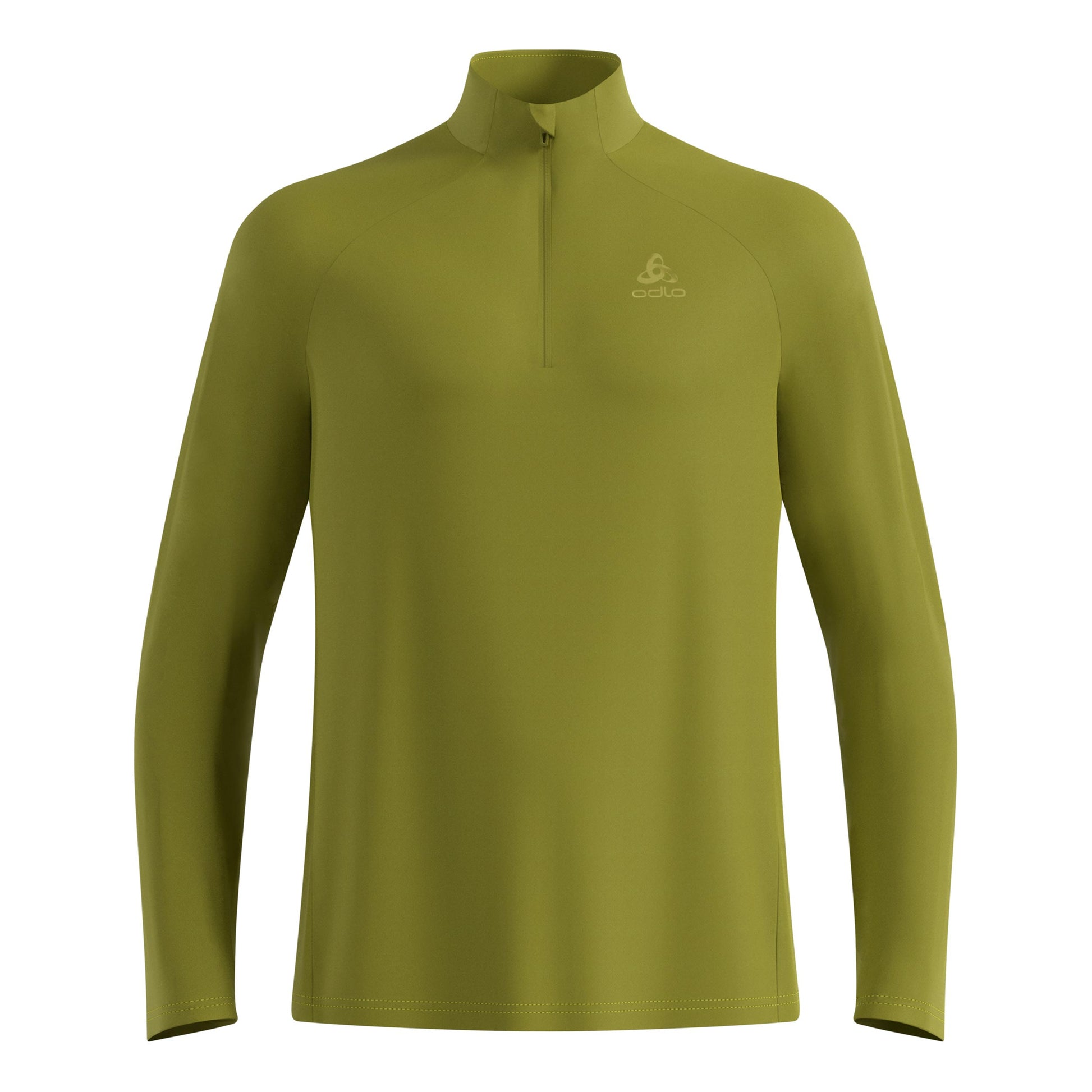 Odlo Essential 1/2 Zip Camiseta de running Hombres-verde