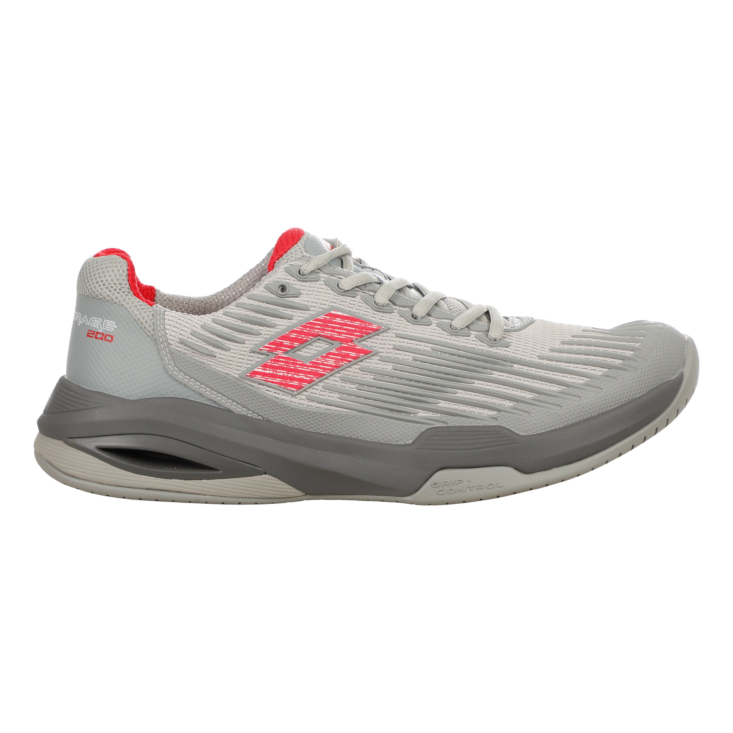 Lotto MIRAGE 200 II SPD Zapatilla todas las superficies Hombres-gris, gris oscuro