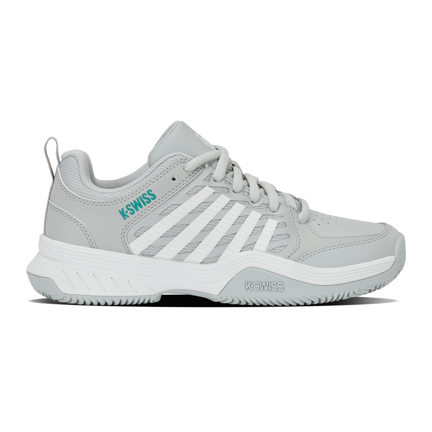 K-Swiss Court Express 2 Zapatilla tierra batida Mujeres - gris claro, blanco