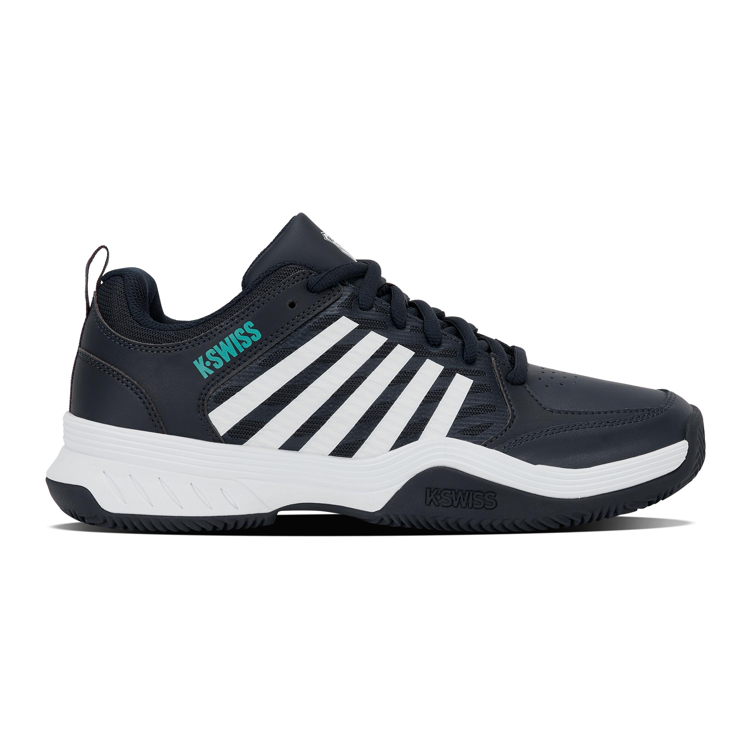 K-Swiss Court Express 2 Zapatilla tierra batida Hombres - negro, turquesa