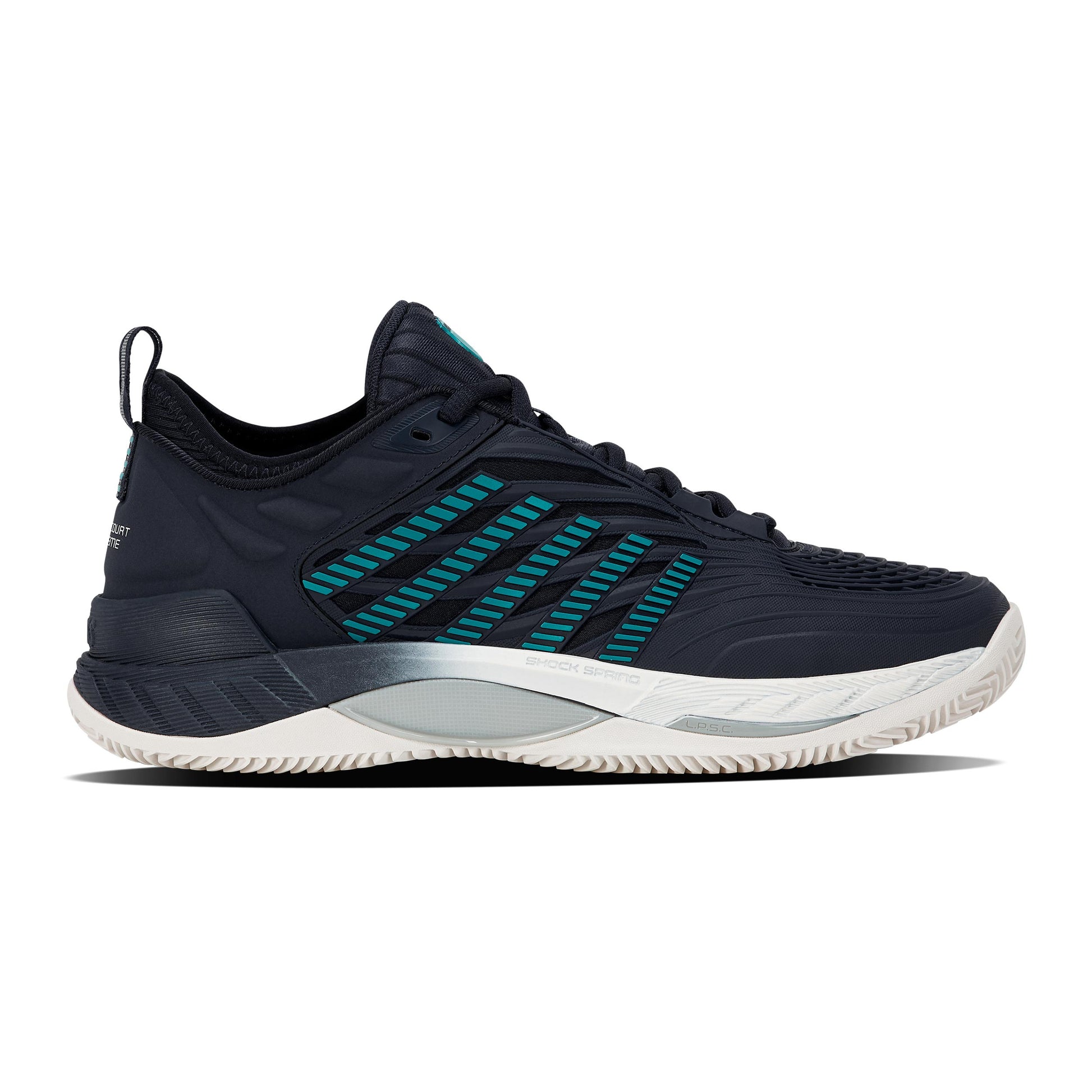 K-Swiss Hypercourt Supreme 2 Zapatilla tierra batida Hombres - negro, turquesa