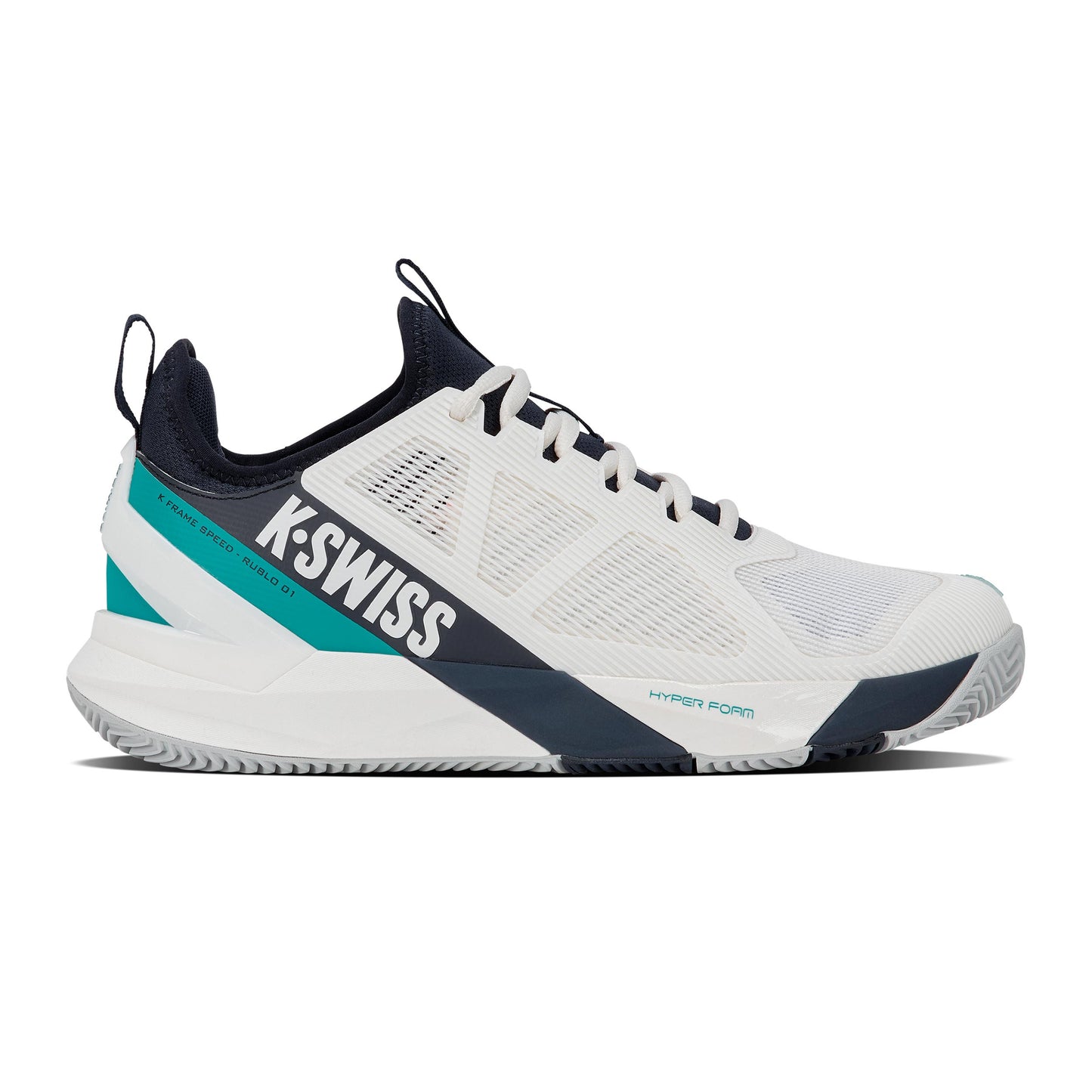 K-Swiss K-Frame Speed Rublo Zapatilla tierra batida Hombres - blanco, negro