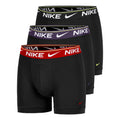 Ultra Comfort Calzoncillos tipo bóxer - Pack de 3 Hombres-negro, rojo