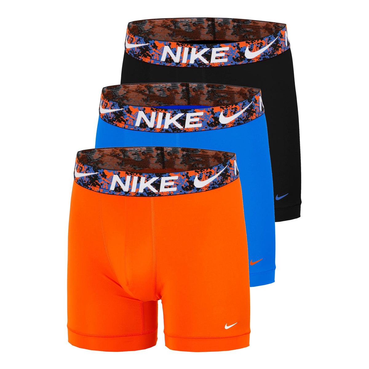 Nike Essential Micro Calzoncillos tipo bóxer Pack de 3 Hombres - naranja