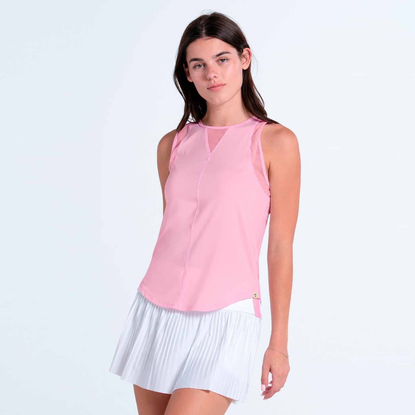 Lucky in Love Chill Out Camiseta de tirantes Mujeres - rosa, blanco