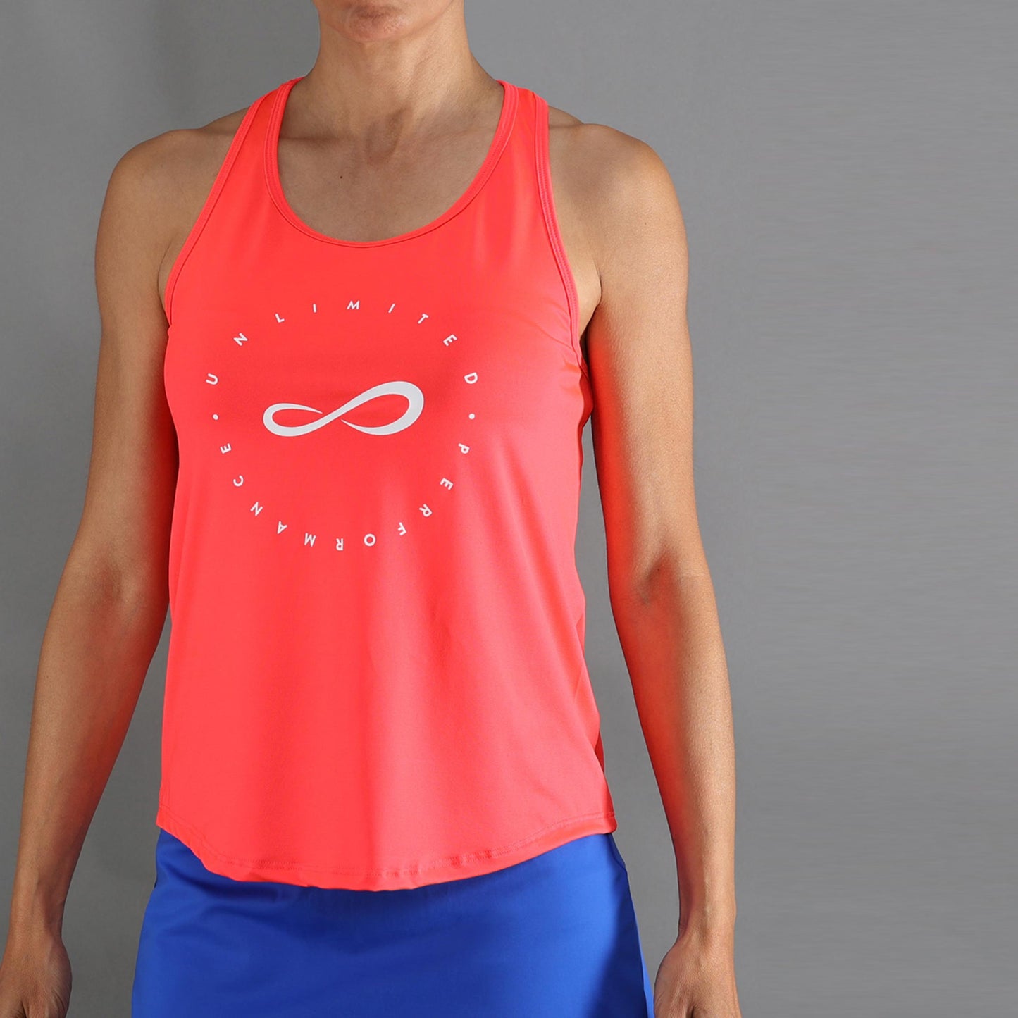 Endless Cercle Camiseta de tirantes Mujeres-coral