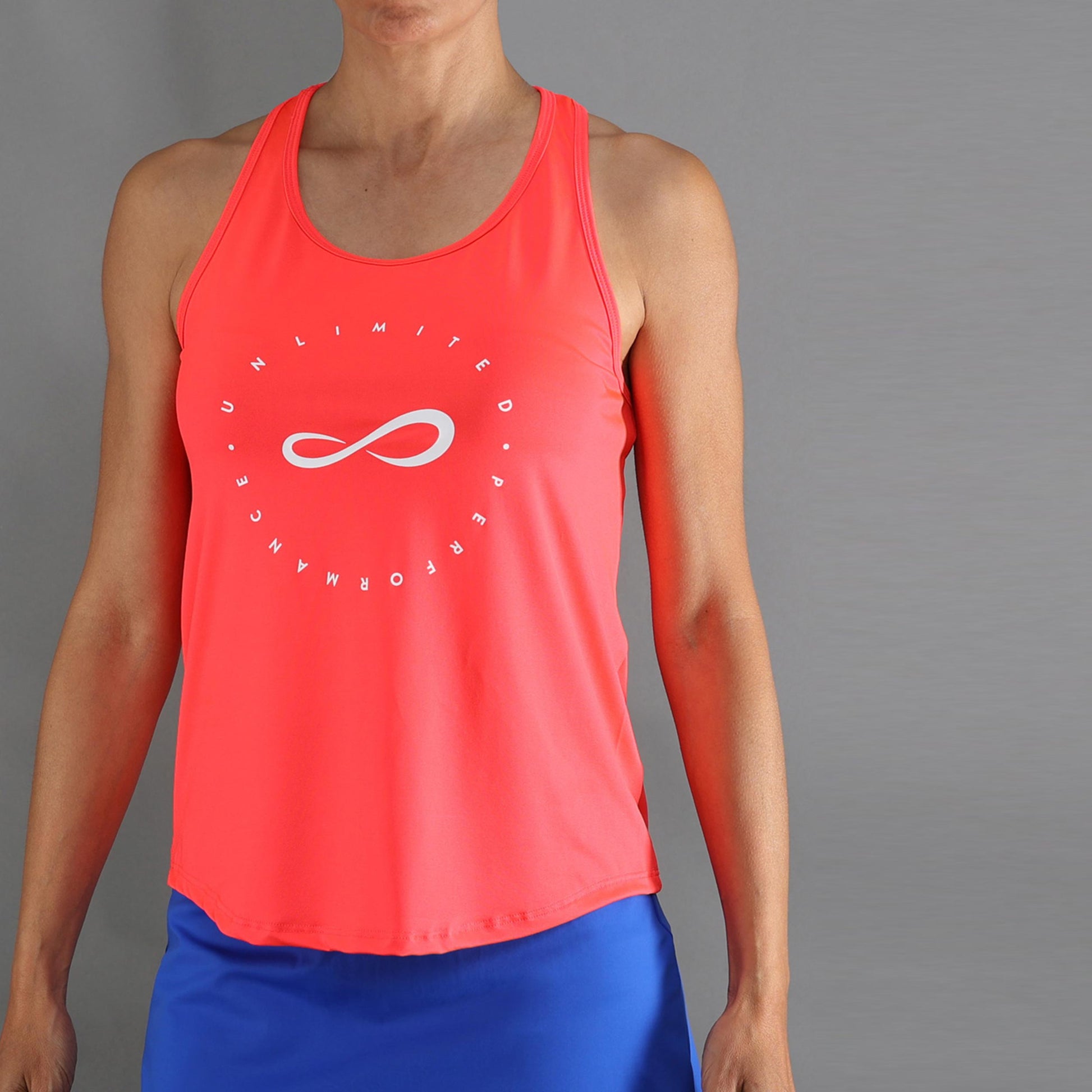 Endless Cercle Camiseta de tirantes Mujeres-coral