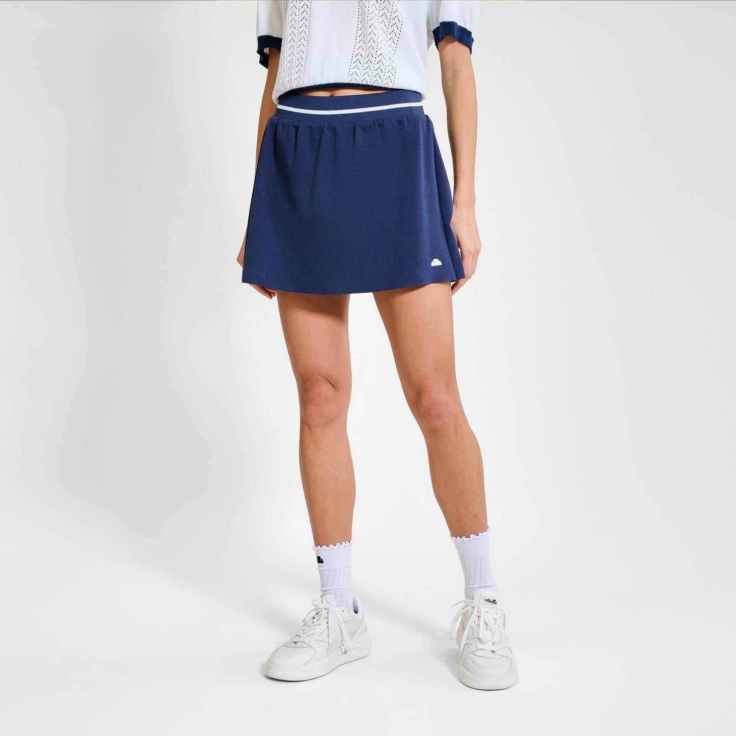 Ellesse Bromont Falda Mujeres - azul oscuro, blanco