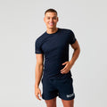 Borg Light Camiseta de manga corta Hombres - azul noche