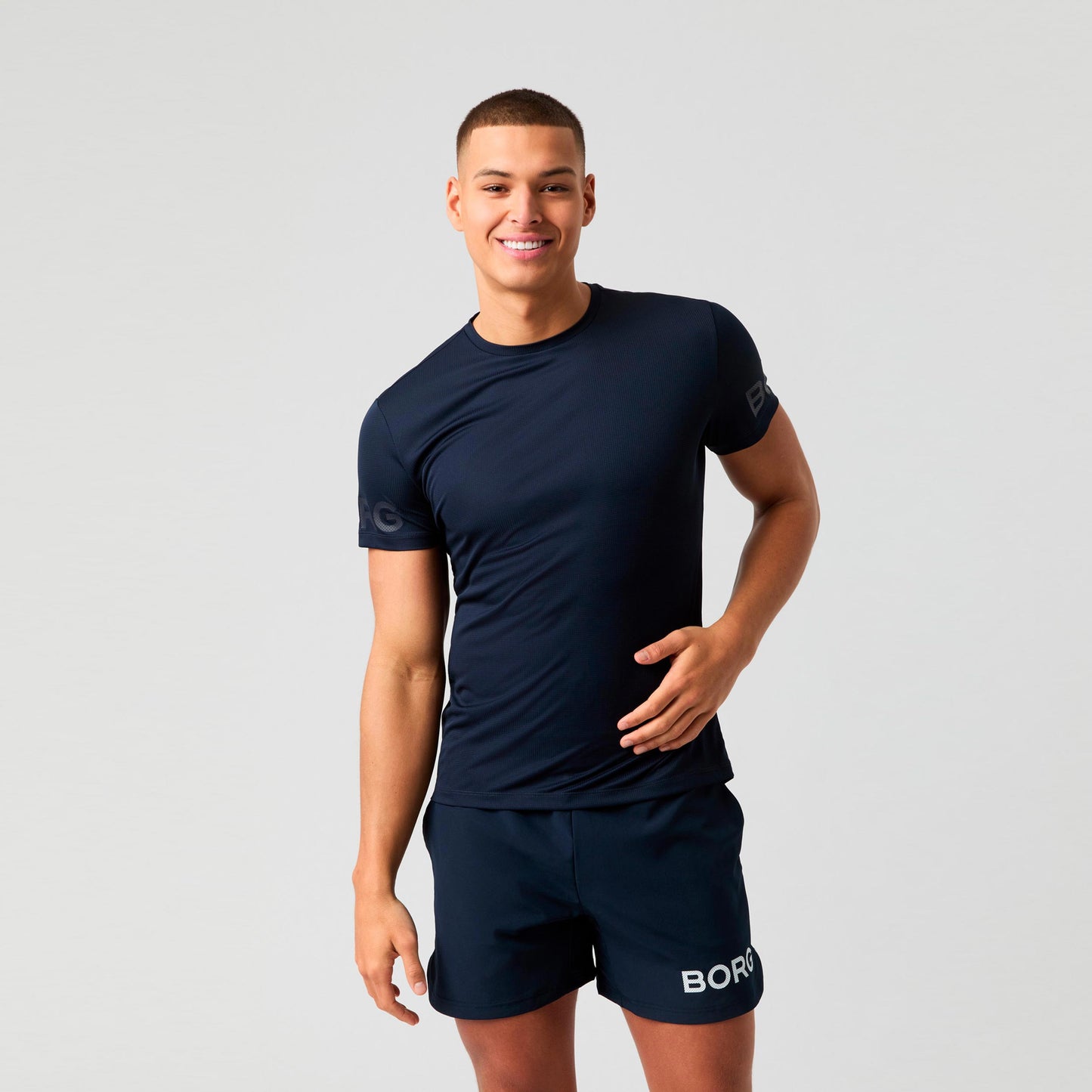 Björn Borg Light Camiseta de manga corta Hombres - azul noche