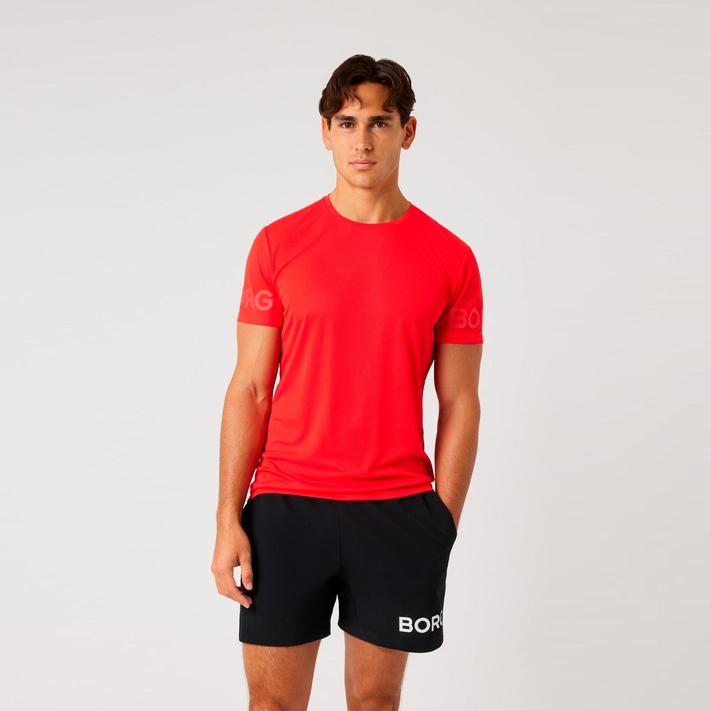 Björn Borg Light Camiseta de manga corta Hombres - rojo