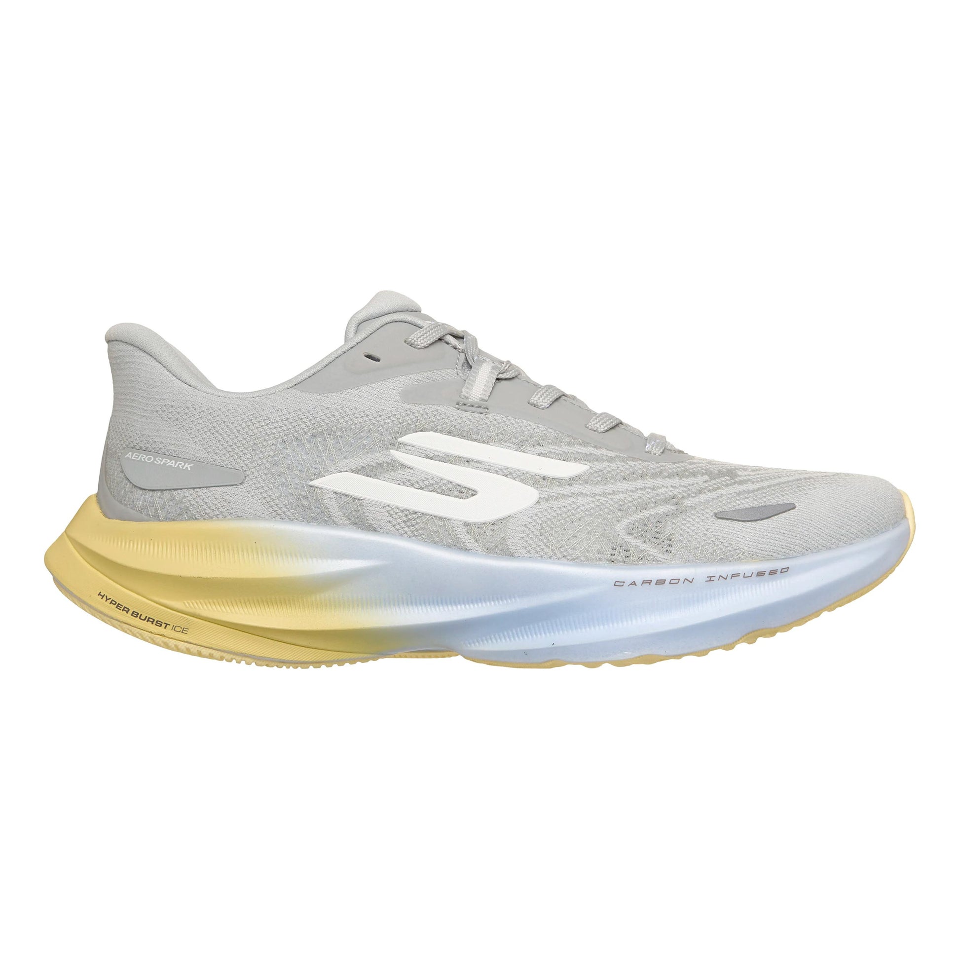 Skechers SKX Aero Spark Zapatilla neutral Mujeres - gris claro, amarillo